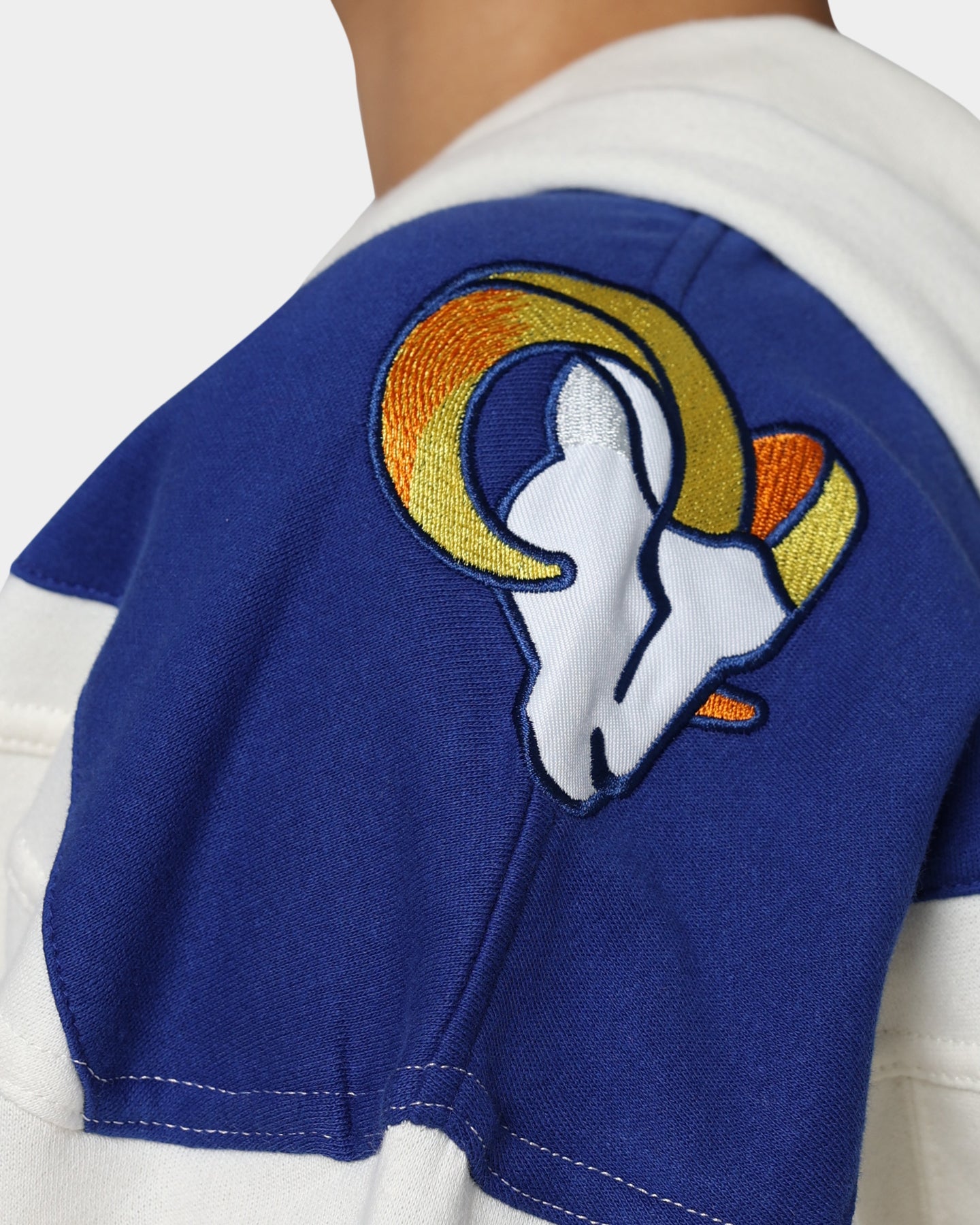 47 Brand Los Angeles Rams Superior Lacer Hoodie Cream - NFL Team Fan Apparel for Men & Women - Perfect for Game Day, Tailgating & Casual Wear