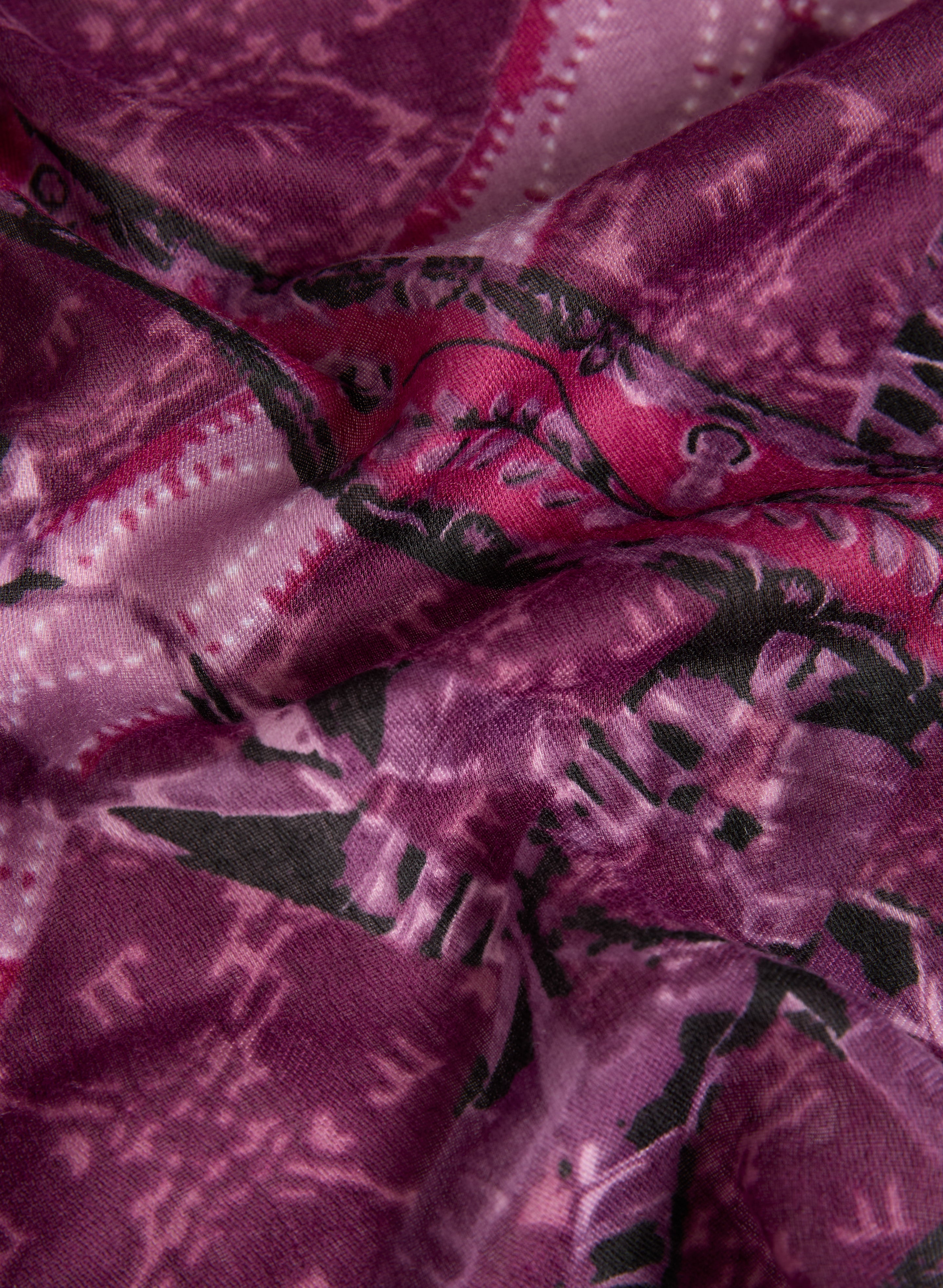 Stylish Abstract Print Oblong Scarf - Lightweight Fashion Accessory for Women - Perfect for Office, Travel & Everyday Outfits