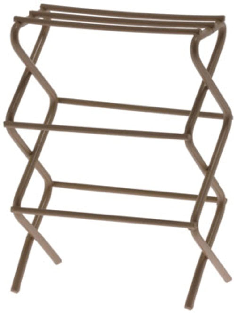 Miniature Clothes Drying Rack for Dollhouse - Small Wooden Laundry Rack for Doll Accessories - Perfect for Dollhouse Decor, Miniature Scenes & DIY Crafts