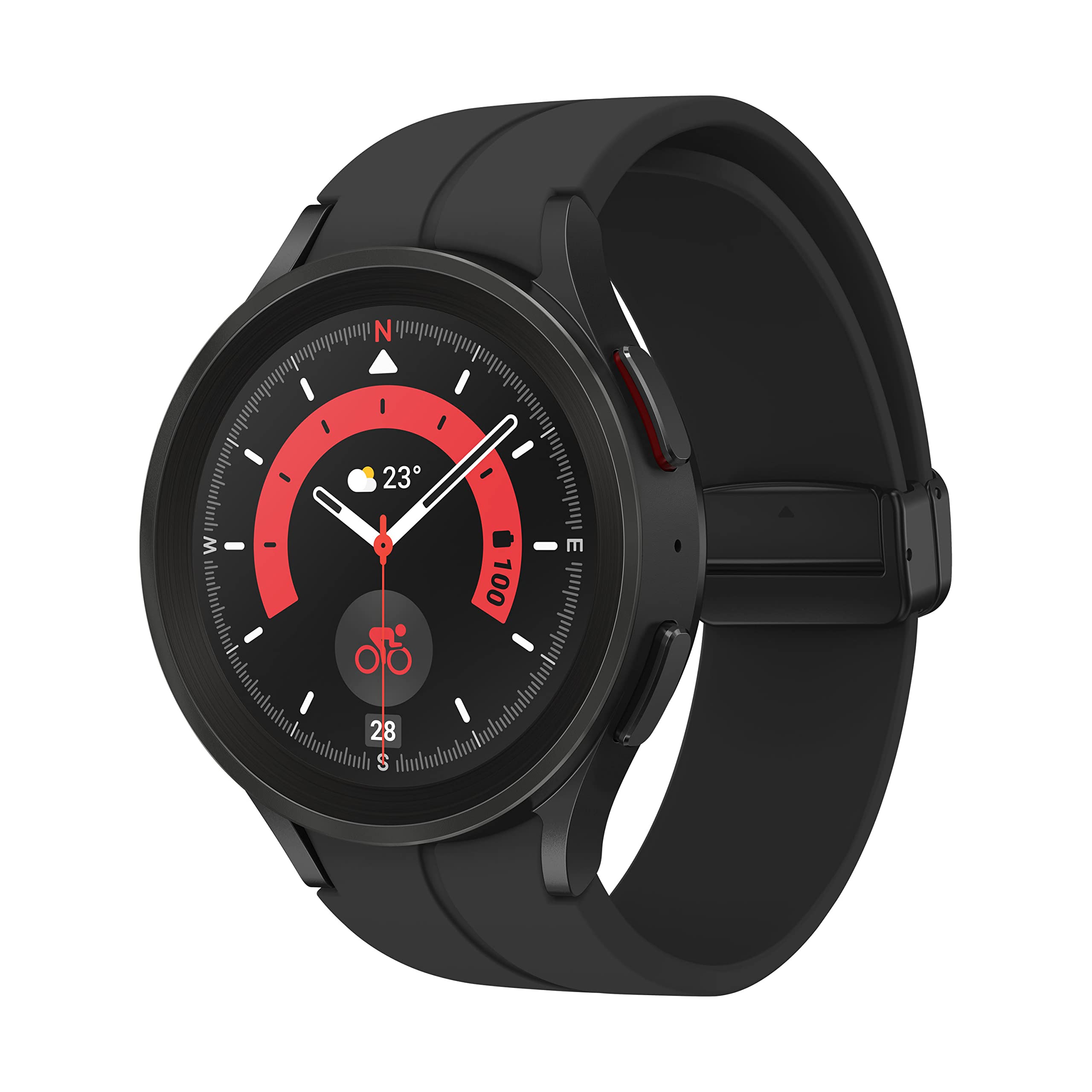 Samsung Galaxy Watch5 Pro (GPS) 45mm Smartwatch with Heart Rate Monitor - Fitness Tracker, Sleep Monitor & Waterproof Smart Watch for Running, Swimming & Outdoor Activities