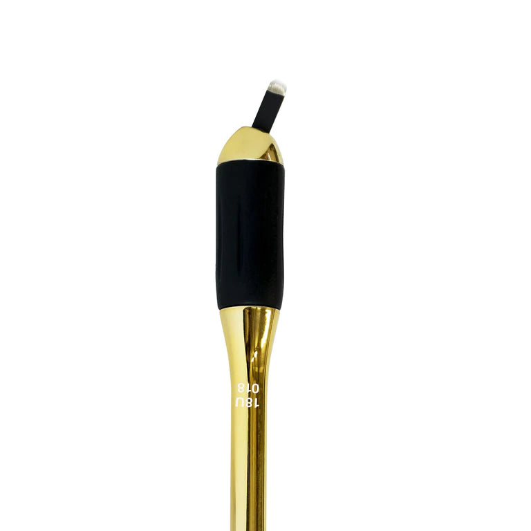 Brow Code LI Pigment Microblading Pen 18U 018 - 10 Pack for Professional Eyebrow Tattooing & Permanent Makeup - Salon & Home Use