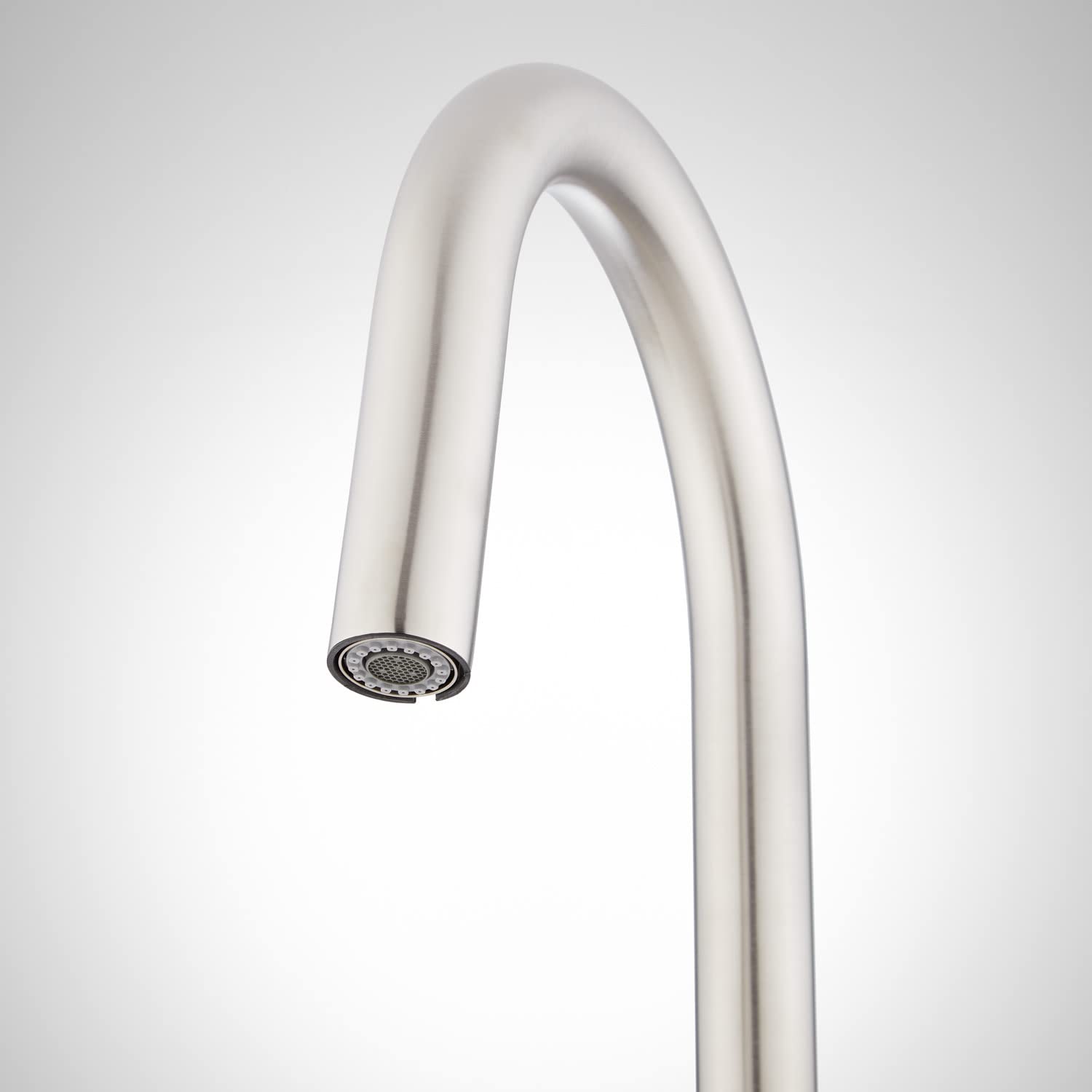 Signature Hardware 445048 Ravenel 1.8 GPM Single Hole Pull Down Kitchen Faucet in Chrome - Modern Water-Saving Design for Easy Cooking & Dishwashing