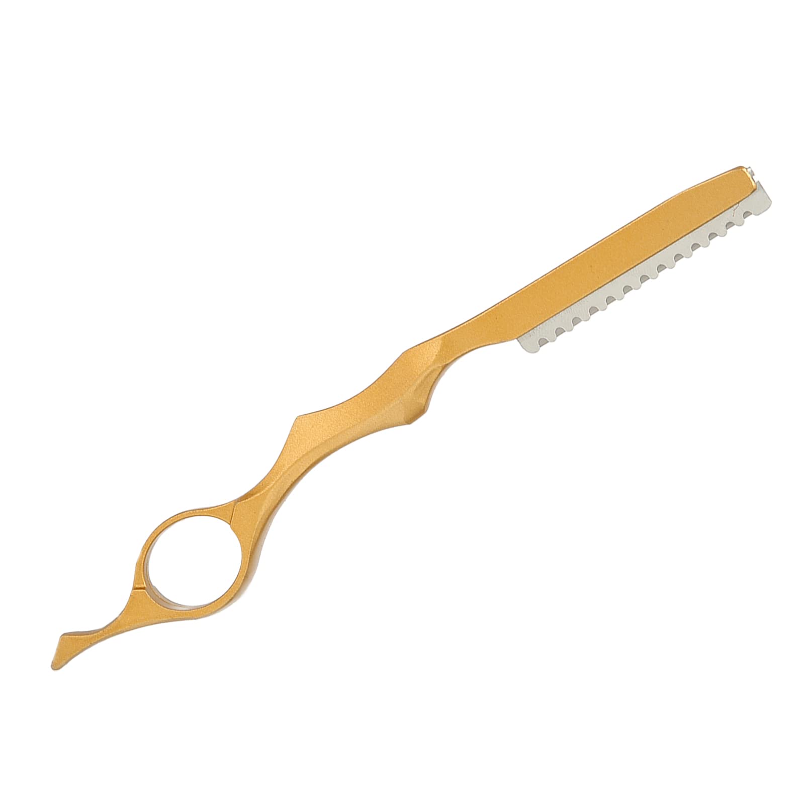 Professional Hair Thinning Razor & Styling Comb - Gold Hair Texturizing & Trimming Knife for Salon & Home Use - Perfect for Layering, Thinning & Styling Haircuts
