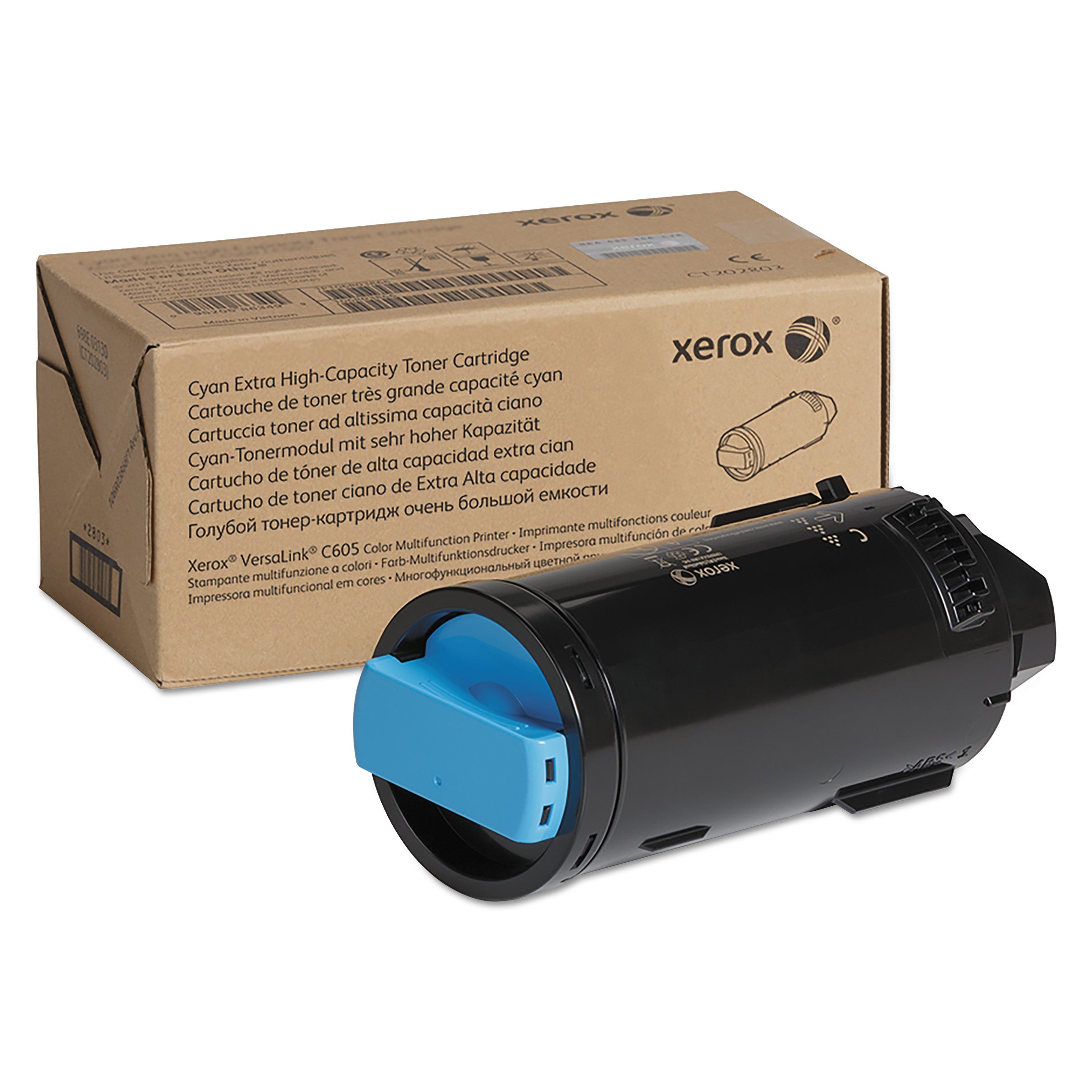 High Yield 106R03928 Extra Capacity Cyan Toner Cartridge - 16,800 Page Yield | Ideal for Office Printers & High-Volume Printing