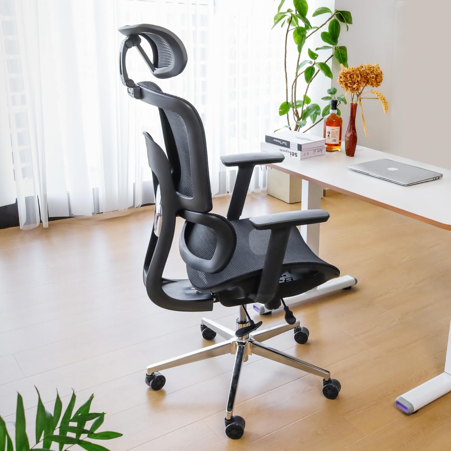 Premium Ergonomic Office Chair for Big & Tall - Heavy Duty 400Lbs Capacity, Adjustable High Back Computer Desk Chair for Gaming & Work - Ideal for Large Professionals & Long Hours Sitting (6'5