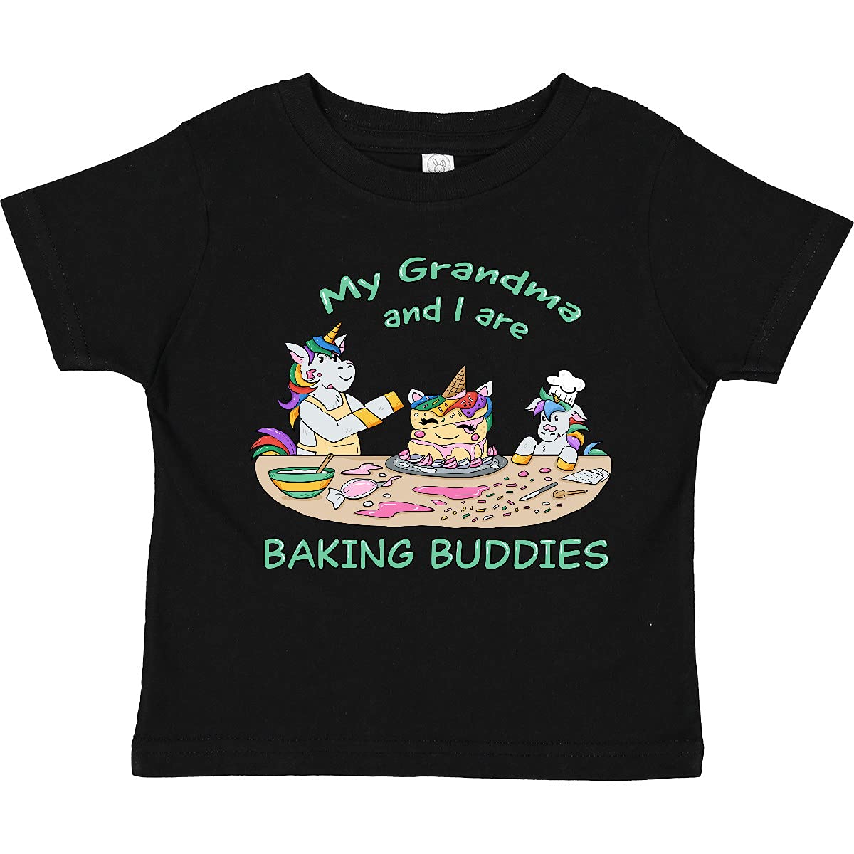 My Grandma and I are Baking Buddies Toddler T-Shirt - Cute Matching Grandma & Grandchild Baking Outfits - Perfect for Baking Together, Family Photos & Special Bonding Moments