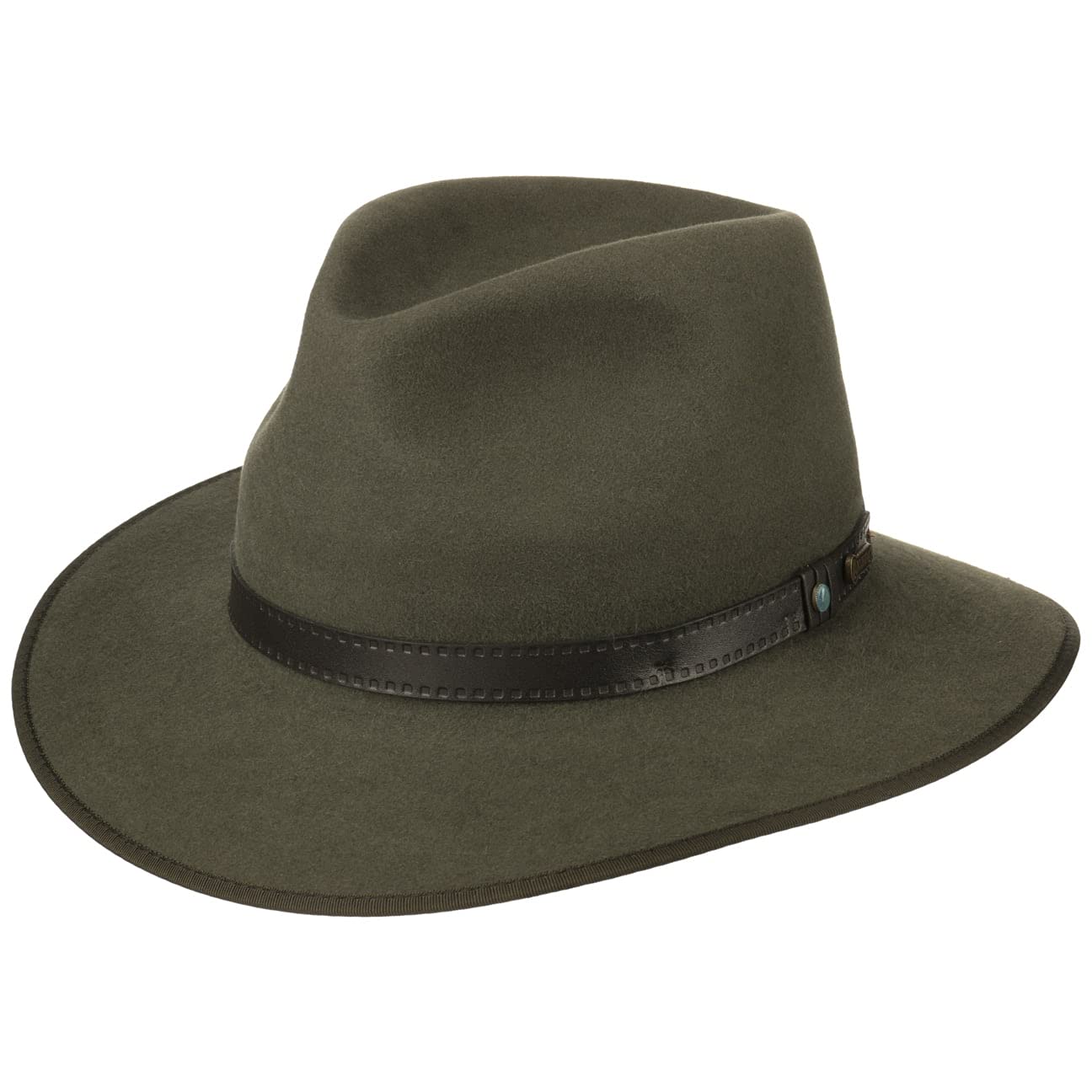 Akubra The Outback Opal Hair Felt Hat for Men - Genuine Australian Made Bush Hat for Outdoor Adventures, Hiking, and Country Style Fashion