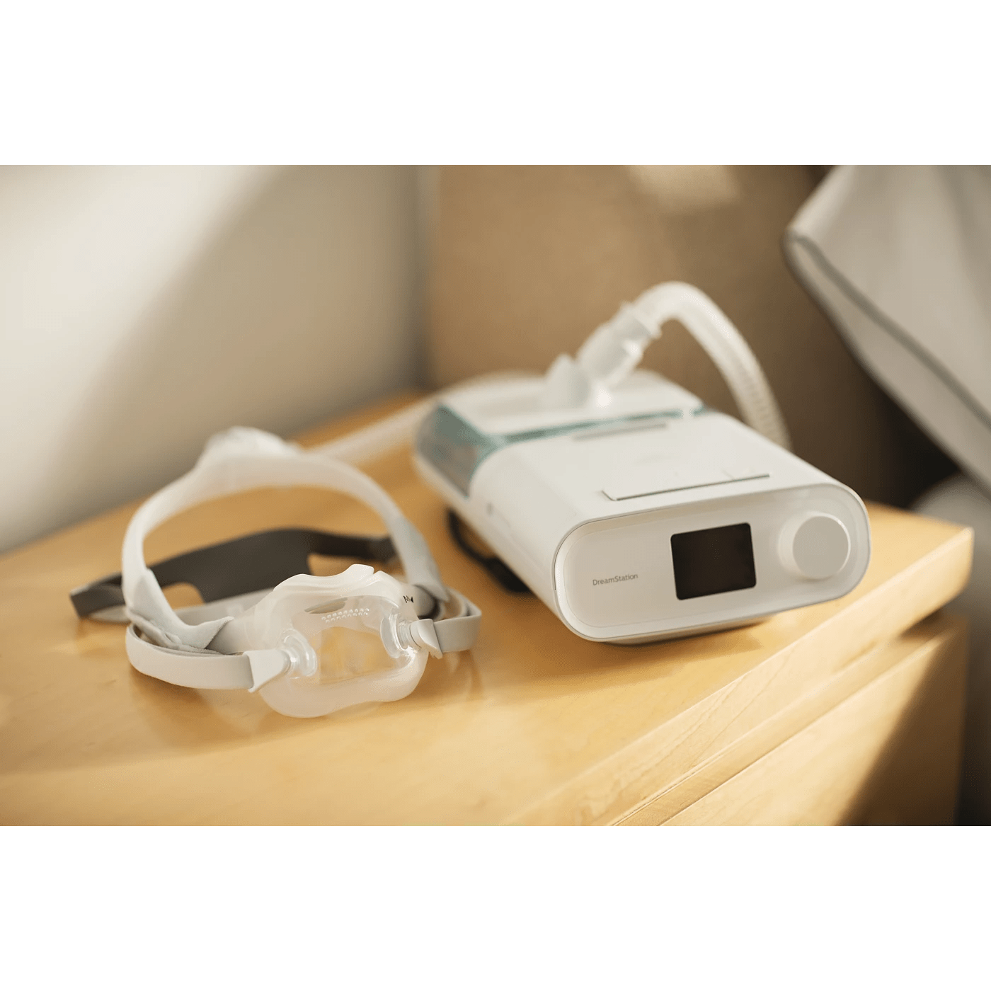 Brand Sleep Apnea Full Face Mask with Head Support - Comfortable CPAP Mask for Nighttime Breathing Therapy & Better Sleep