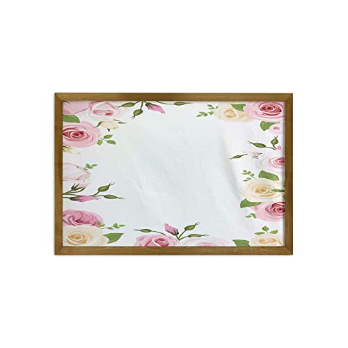 Pale Pink Green Ivory