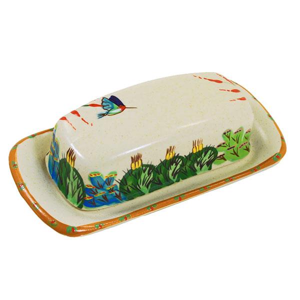 Southwestern Butter Dish with Sonoran Desert Design – Perfect for Farmhouse Kitchens & Southwestern Home Decor