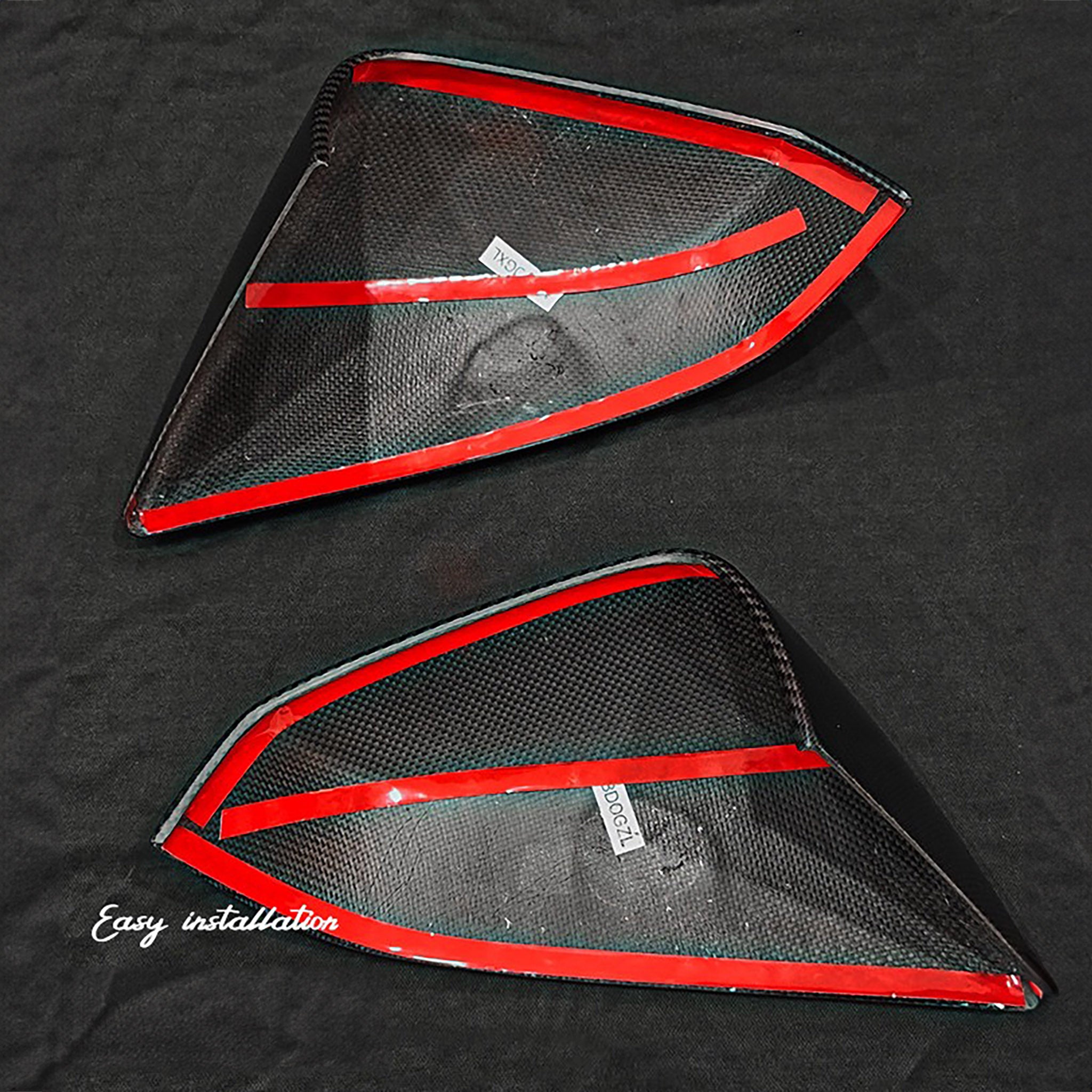 Premium Real Carbon Fiber Mirror Covers for Tesla Model S (2014-2025) - Compatible with Pre-Refresh & Newer Models - Lightweight & Durable Exterior Upgrade for Enhanced Style & Protection