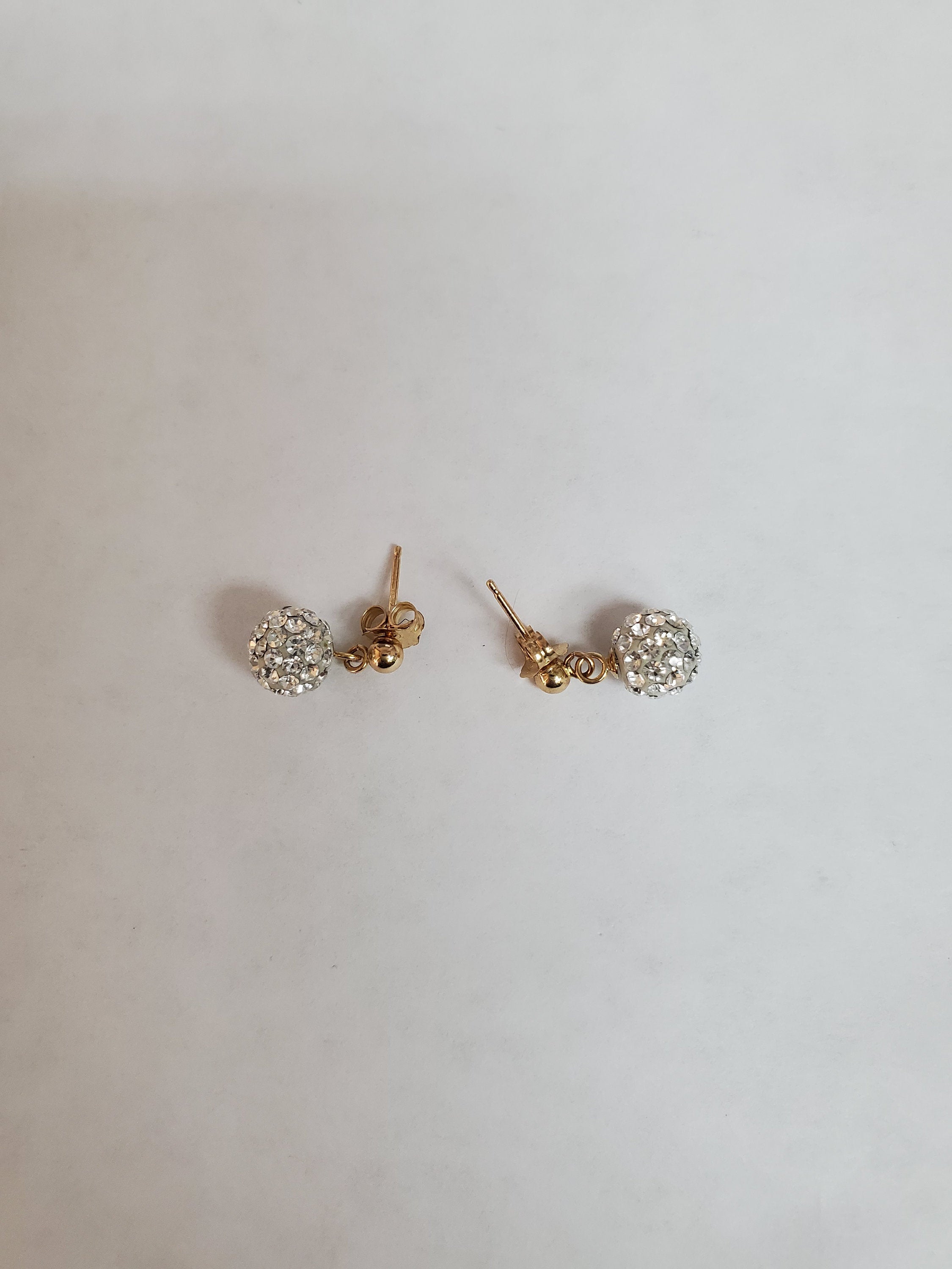14k Yellow Gold Cubic Zirconia Dangling Earrings for Women | Elegant CZ Drop Earrings for Party, Wedding & Special Occasions