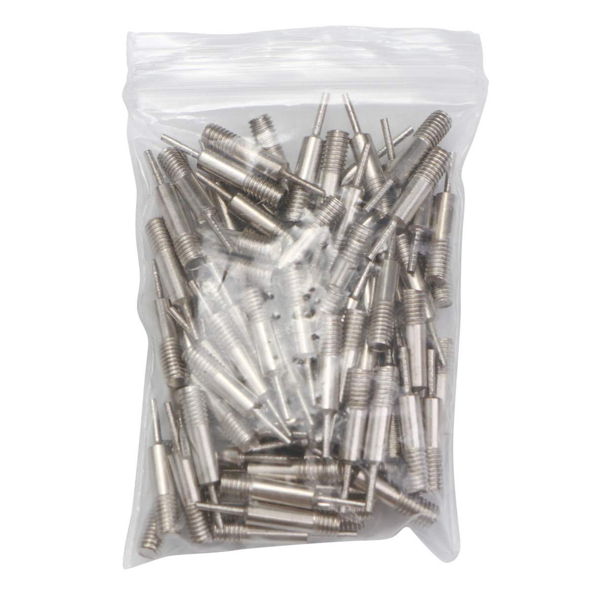 Stainless Steel Watch Band Spring Bars - 100pcs Metal Watch Pin Replacement Kit for Adjusting, Removing & Repairing Watch Straps | Perfect for Watch Repair, Band Replacement & DIY Watch Maintenance