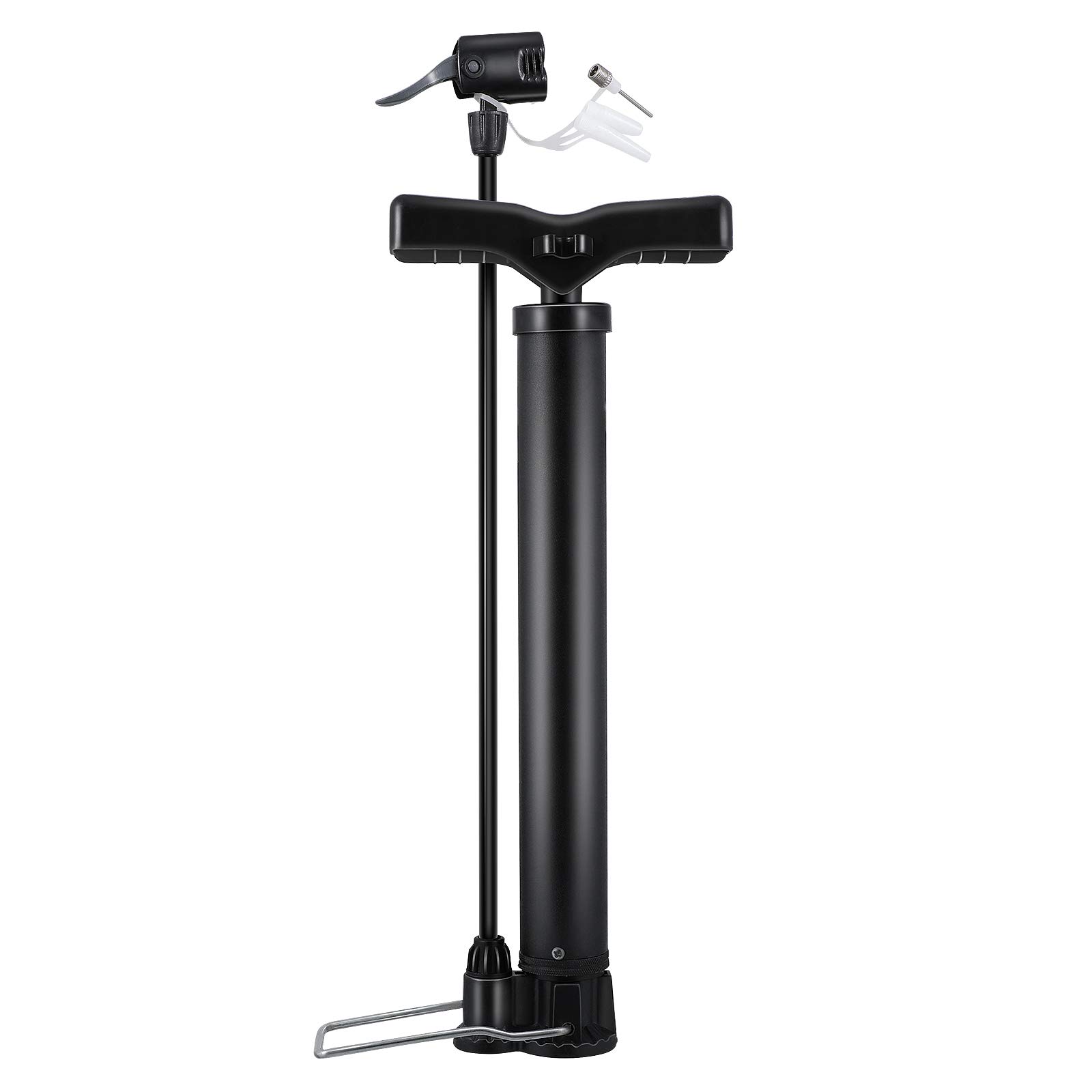 Portable Mini Bike Floor Pump - High Pressure Bicycle Tire Inflator for Road & Mountain Bikes - Compact Cycling Accessory (Black) - Perfect for Home, Garage & On-the-Go Bike Maintenance