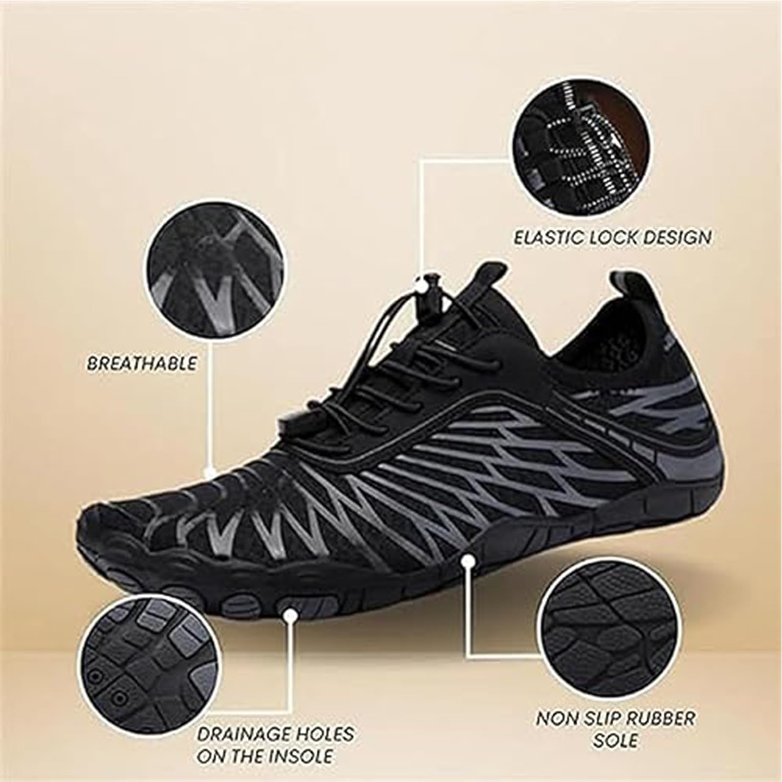 OSEVIO Lorax Pro Barefoot Shoes - Healthy & Non-Slip Minimalist Footwear for Men & Women | Perfect for Hiking, Trail Running & Natural Movement