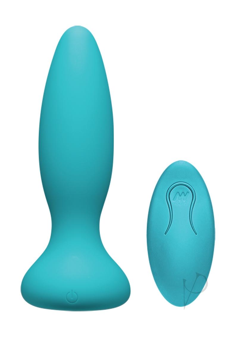 Remote Control Anal Plug - Waterproof & Rechargeable Teal Butt Plug for Adventurous Play - Perfect for Couples, Solo Play & BDSM Scenes