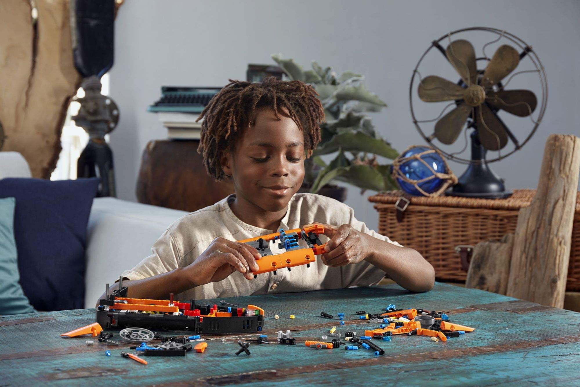 LEGO Technic 42120 - 2-in-1 Rescue Hovercraft Building Kit (457 Pieces) - New 2021 STEM Toy for Kids & Adults - Creative Play & Collector's Item for Home & Office Display