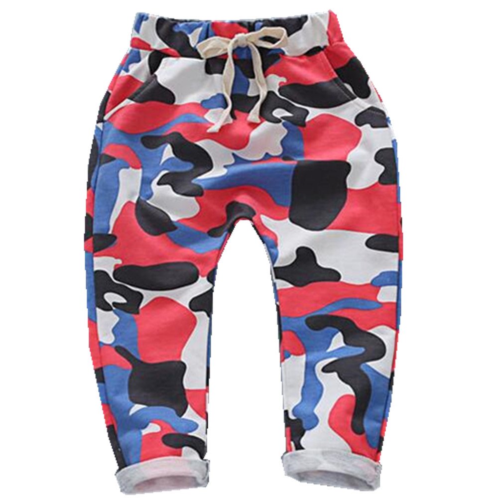 Boys Camouflage Harem Pants - Comfortable Loose Fit Cargo Joggers for Toddler & Kids | Perfect for Outdoor Play, School & Casual Wear