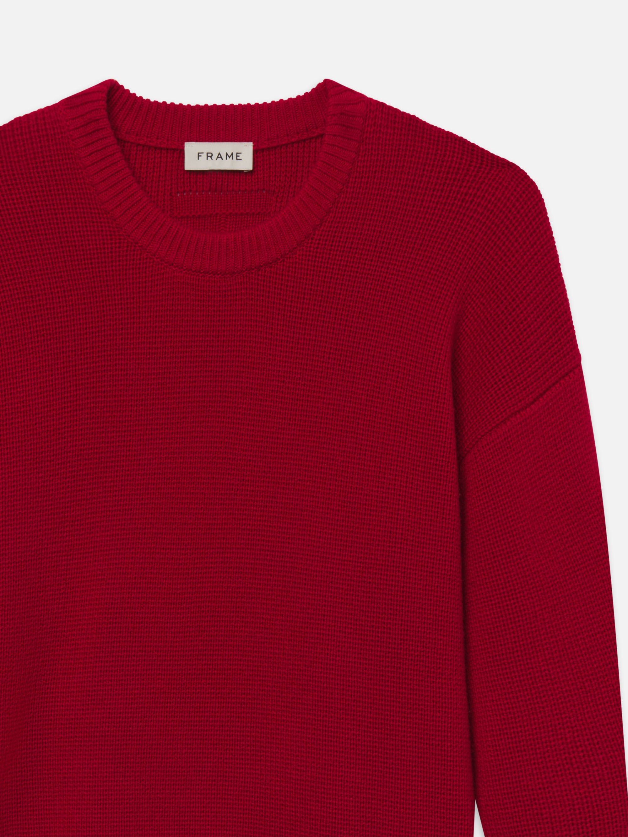 Chunky Knit Sweater Women's Spring Red Oversized Pullover - Cozy Casual Wear for Outdoors & Relaxation