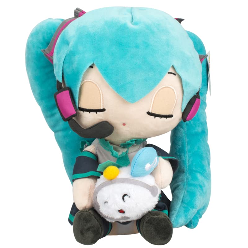 Hatsune Miku Anime Plush Doll - Soft Cute Vocaloid Character Stuffed Toy for Kids, Birthday Gift for Fans & Collectors | Perfect for Cosplay, Room Decor, and Anime Themed Parties