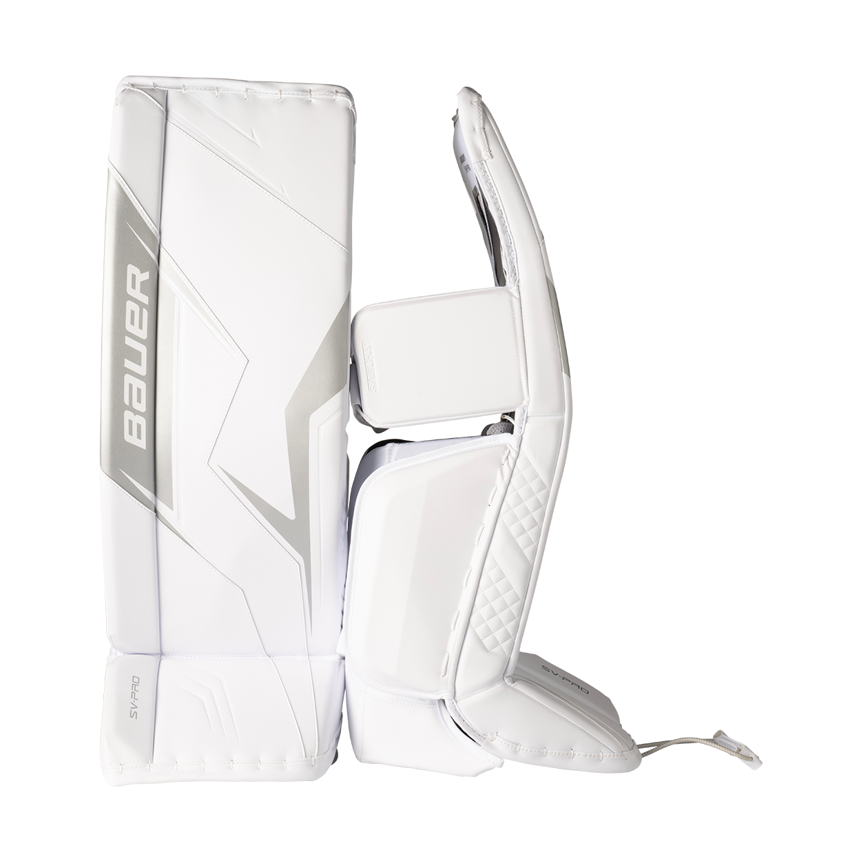Bauer SV Pro Intermediate Hockey Goalie Pads - Lightweight Protection for Ice Hockey & Street Hockey Goalies
