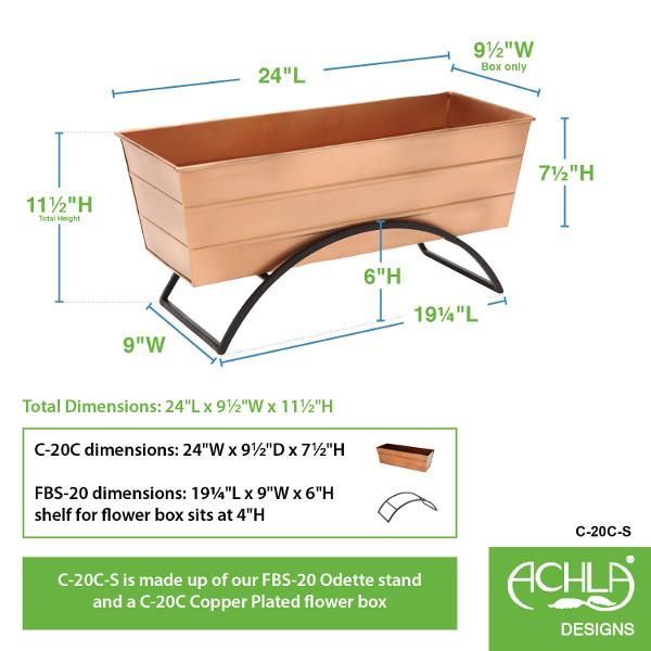Elegant Flower Box with Odette Stand - Perfect for Wedding Centerpieces, Home Decor & Gift Giving