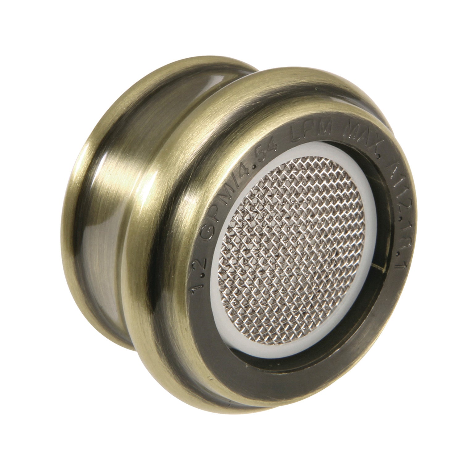 Cal Green Z12FSCSA19733 1.2 GPM Female Aerator in Antique Brass - Water-Saving Faucet Attachment for Kitchen & Bathroom Sinks