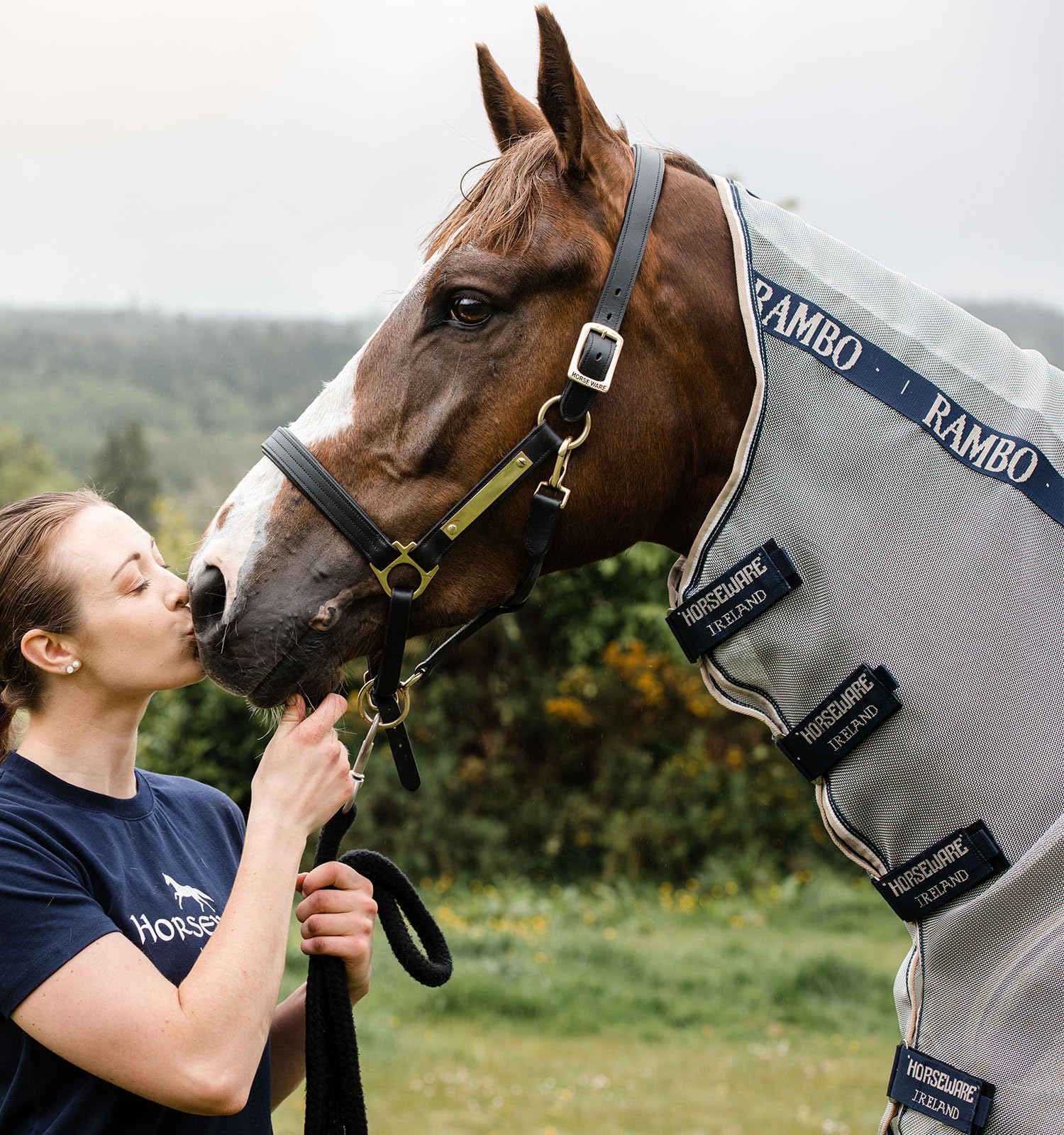 Horseware® Rambo® Protector Fly Sheet 0g Lightweight - Breathable UV Protection Horse Fly Blanket for Summer Riding & Outdoor Activities