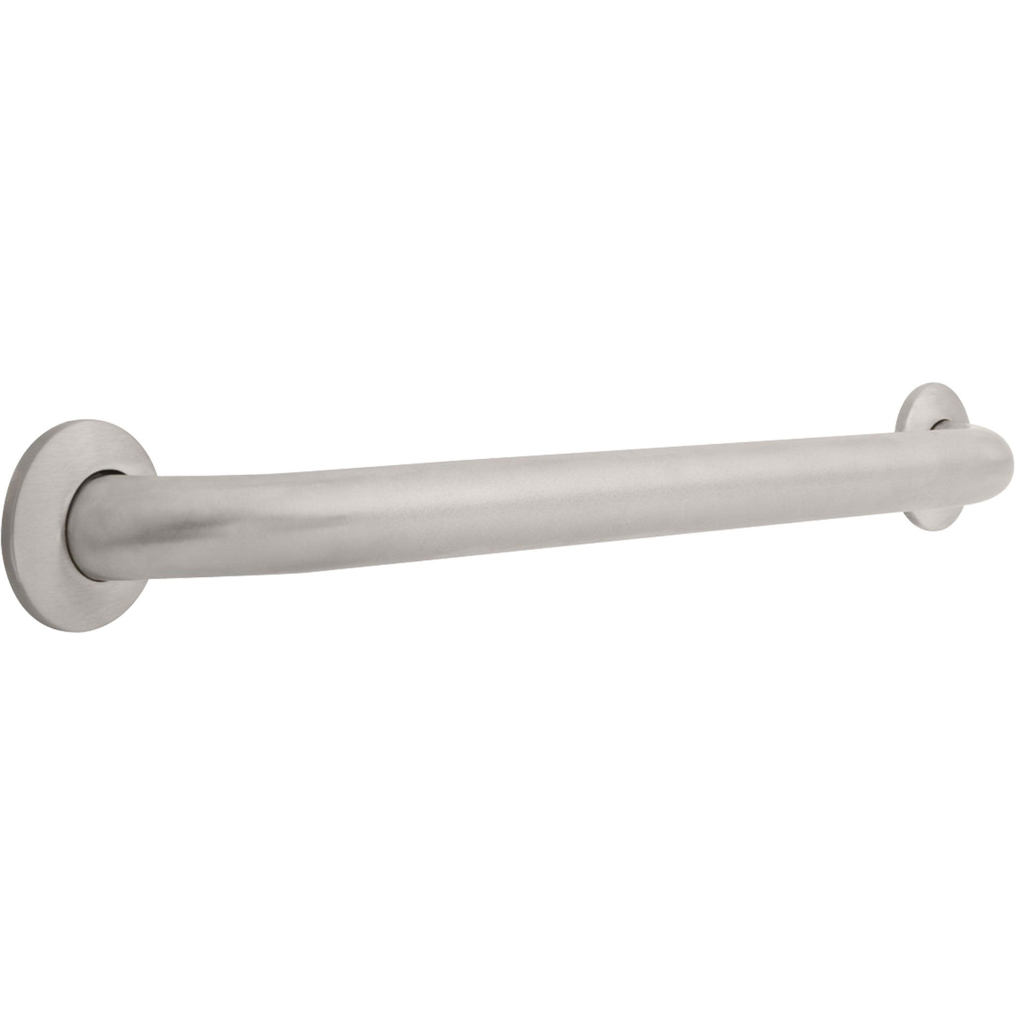 Delta ADA Compliant 1.5 x 24 Inch Stainless Steel Concealed Mounting Grab Bar - Model 572944 | Bathroom Safety Handrail for Showers & Toilets