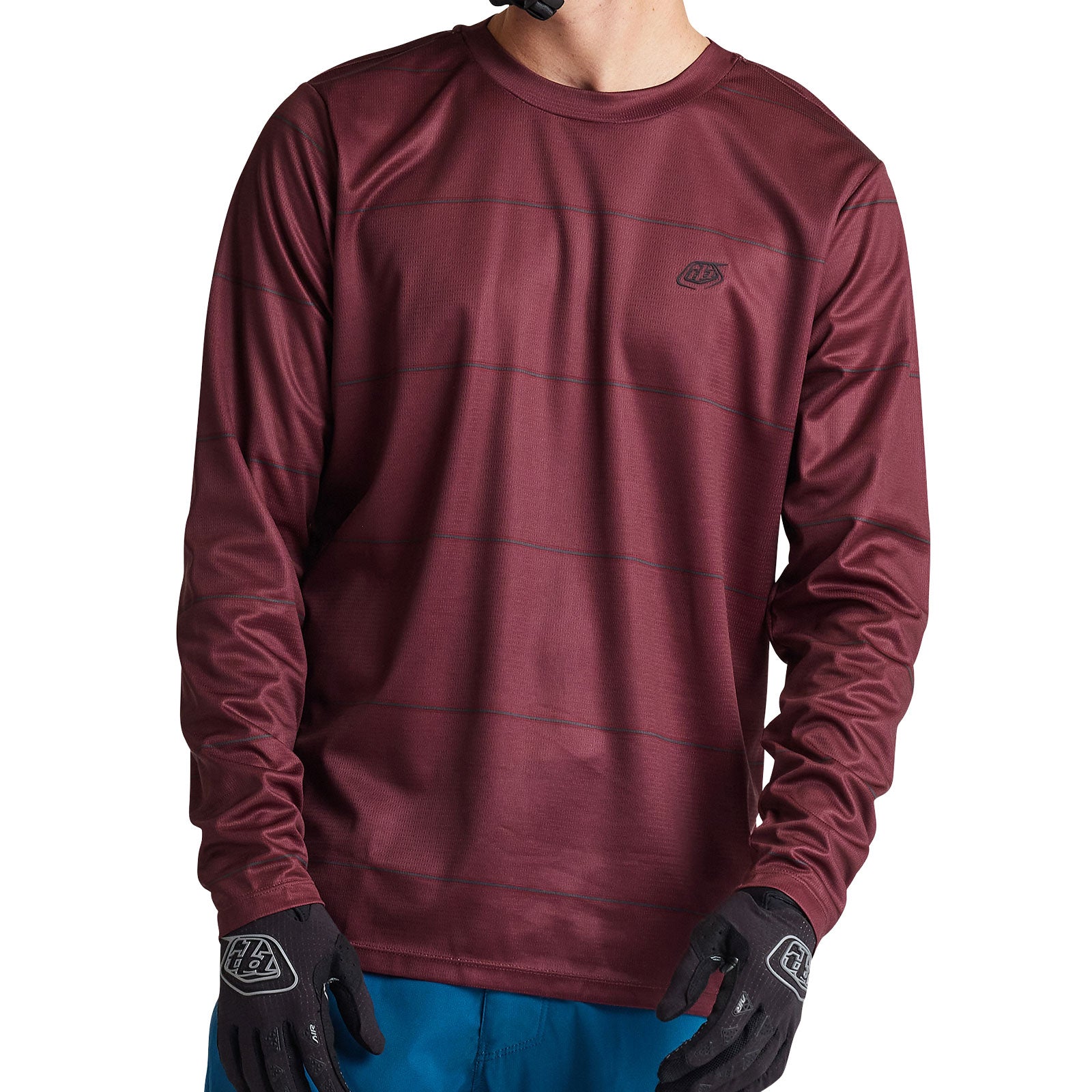 Flowline LS Jersey Revert Wine - Comfortable Long Sleeve Cycling Jersey for Men & Women - Perfect for Road Biking, Mountain Biking & Outdoor Sports