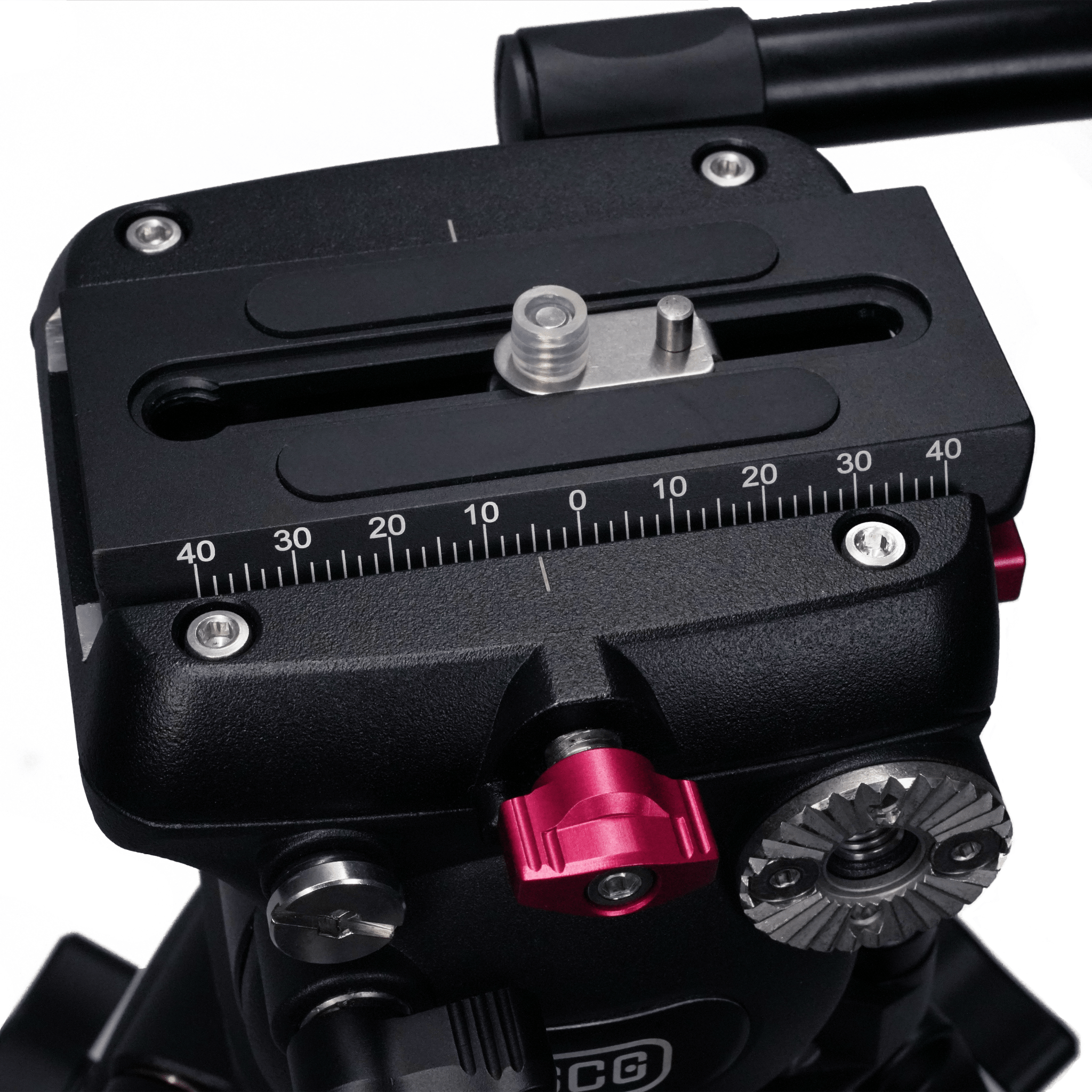 SCG F5 Professional Fluid Head Tripod - Smooth 360° Pan & Tilt for DSLR Cameras & Video - Perfect for Vlogging, Filmmaking & Photography