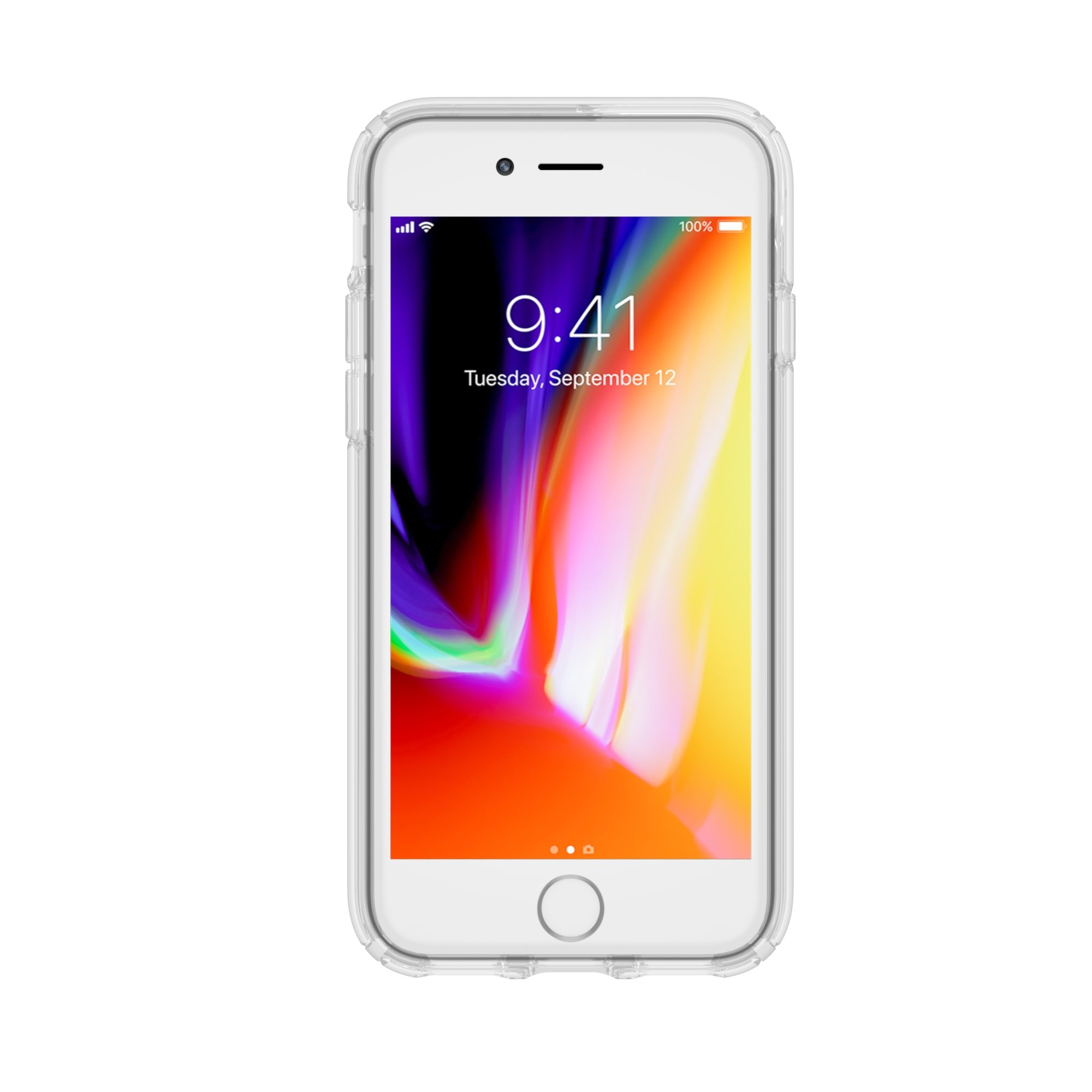 Speck Presidio Clear iPhone Case - Compatible with iPhone SE 2020/iPhone 8/7/6S/6 - 10-Pack Bulk Business Packaging | Slim Protective Cover for Everyday Use, Work & Travel