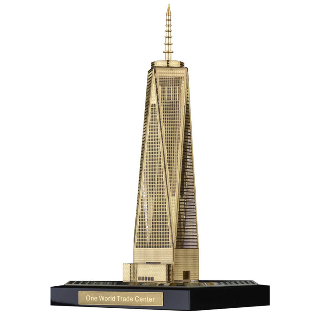 New York World Trade Center Crystal Sculpture - 75 × 75 × 145mm Architectural Model Statue for Home Office Decor, Anniversary Gift & Travel Souvenir | Perfect for Living Room, Bedroom, Office or Bar Display