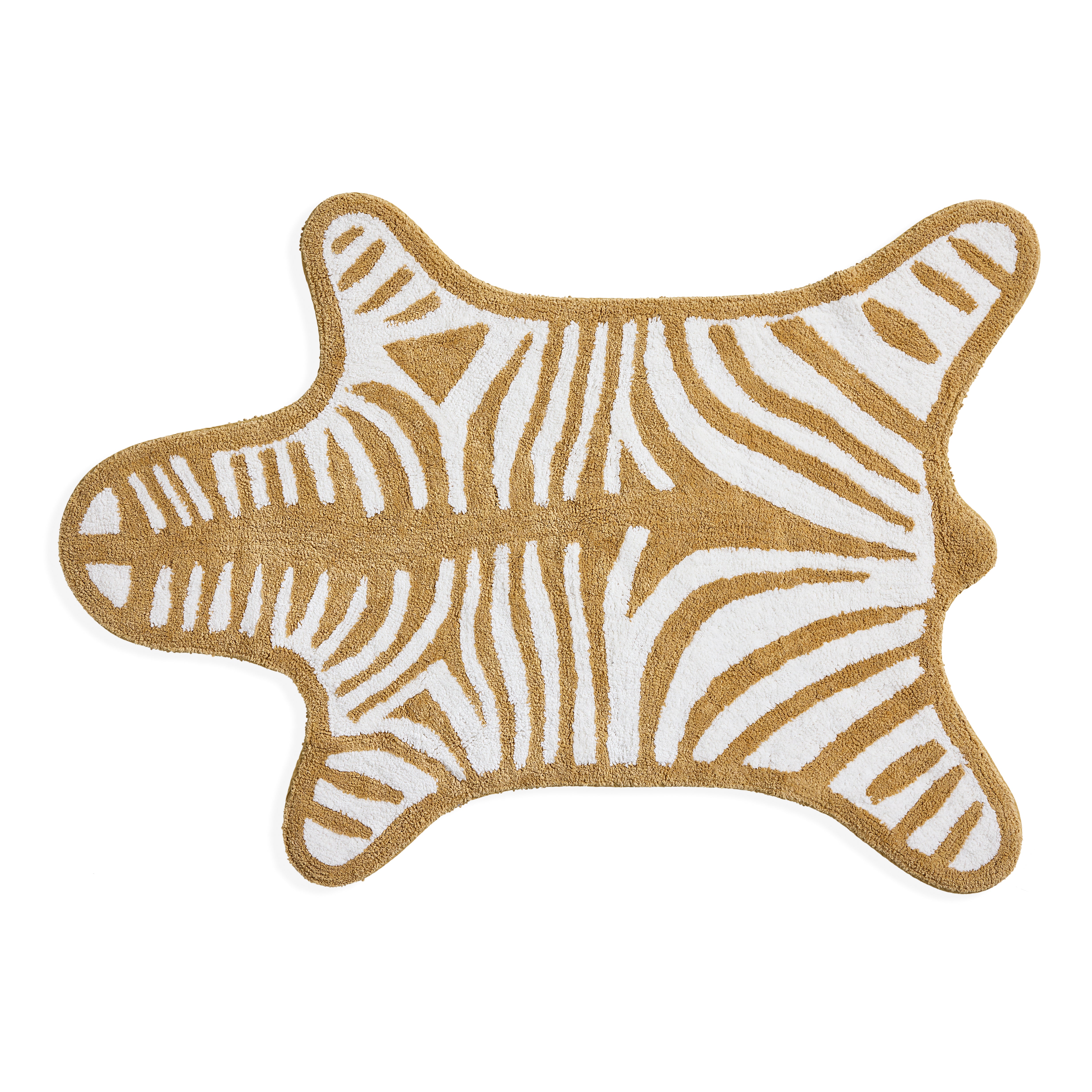 Reversible Zebra Print Bath Mat - Soft Non-Slip Bathroom Rug for Shower, Tub & Floor - Stylish Home Decor for Modern Bathrooms