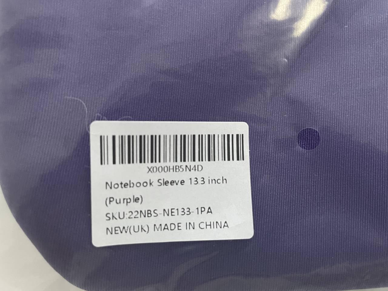Premium 13-14 Inch Laptop Sleeve Case for MacBook Pro/Air, HP, Dell, Lenovo, Asus, Acer - Water-Resistant Protective Pouch with Soft Interior - Perfect for Work, School & Travel - Purple