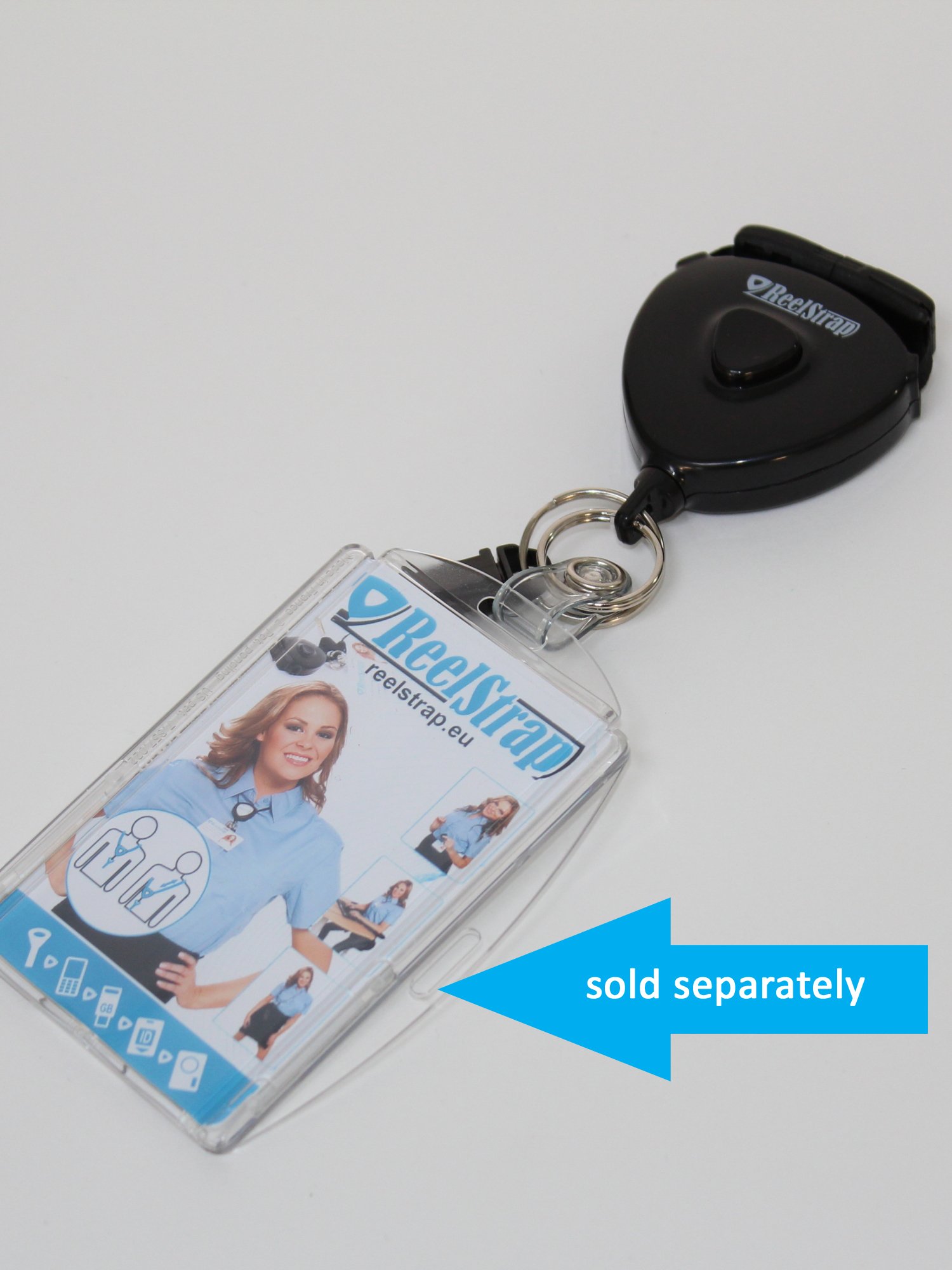 ReelStrap™ - Premium ID Badge Holder with Secure Clip - 25 Pack - Ideal for Work, Conferences & Events - Better Than Badge Reels & Retractable Lanyards
