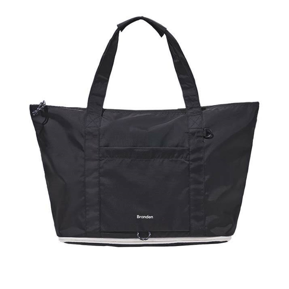 Branden Foldable Large Capacity Tote Bag - Stylish & Durable Shopping, Travel, and Beach Tote for Women & Men - Perfect for Groceries, Gym, Work, and Daily Use