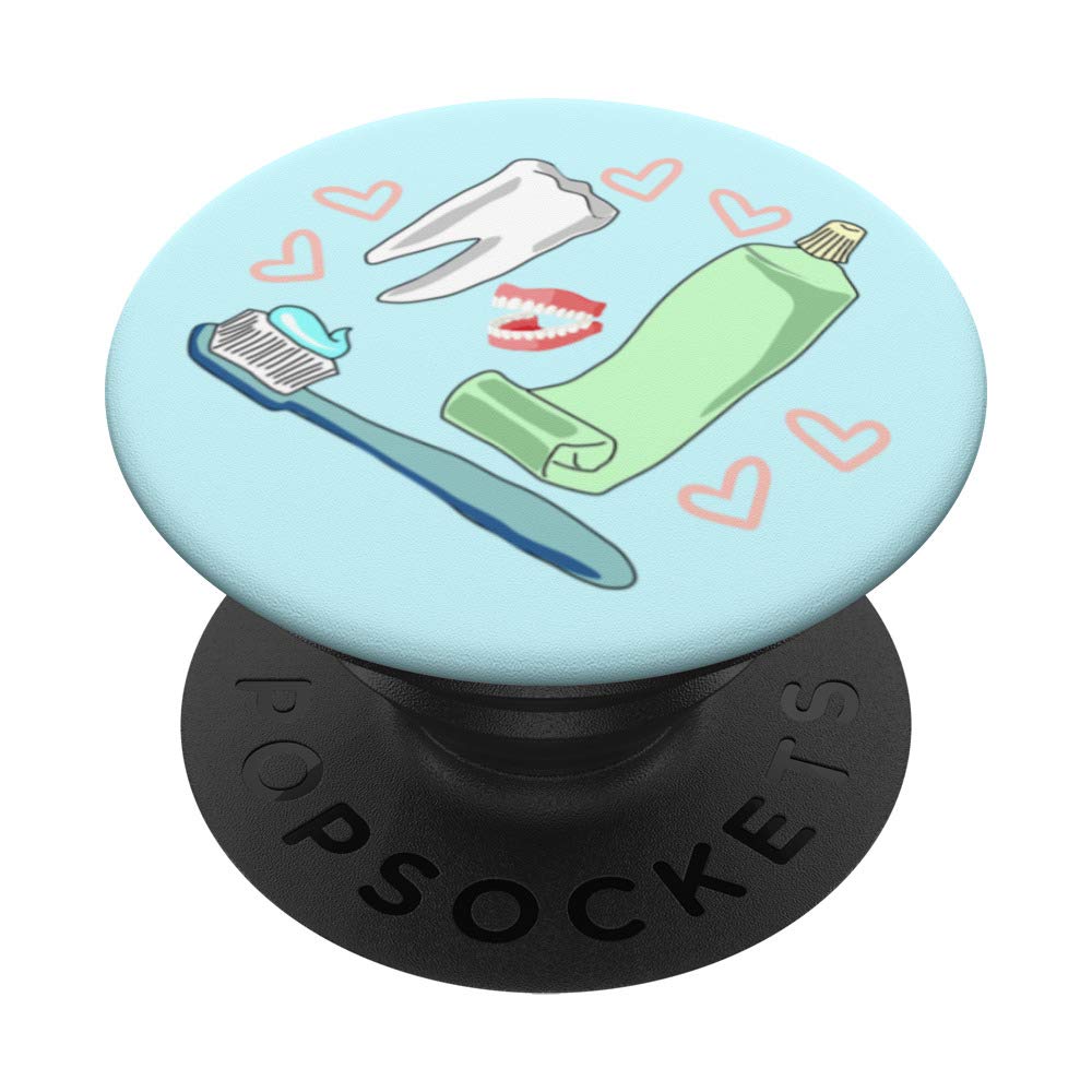 Vintage Retro Dentist Dental Hygienist Gift - Cute PopSockets Phone Grip & Stand for iPhone, Samsung & Tablets - Perfect for Dental Office, School & Everyday Use