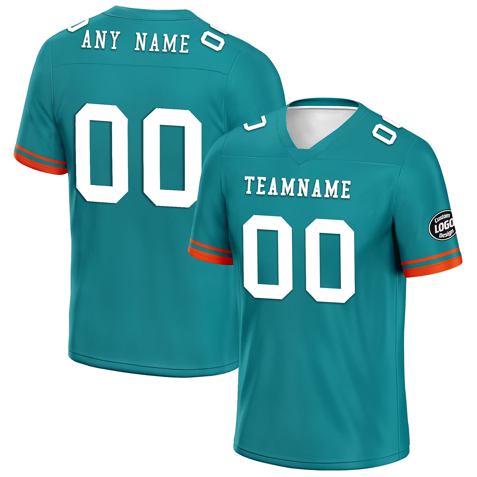 Custom Green Miami Personalized Authentic Football Jersey FBJ02 D020263 - High-Quality Embroidered NFL Style Jersey for Men, Women & Youth - Perfect for Game Day, Tailgating & Fan Events