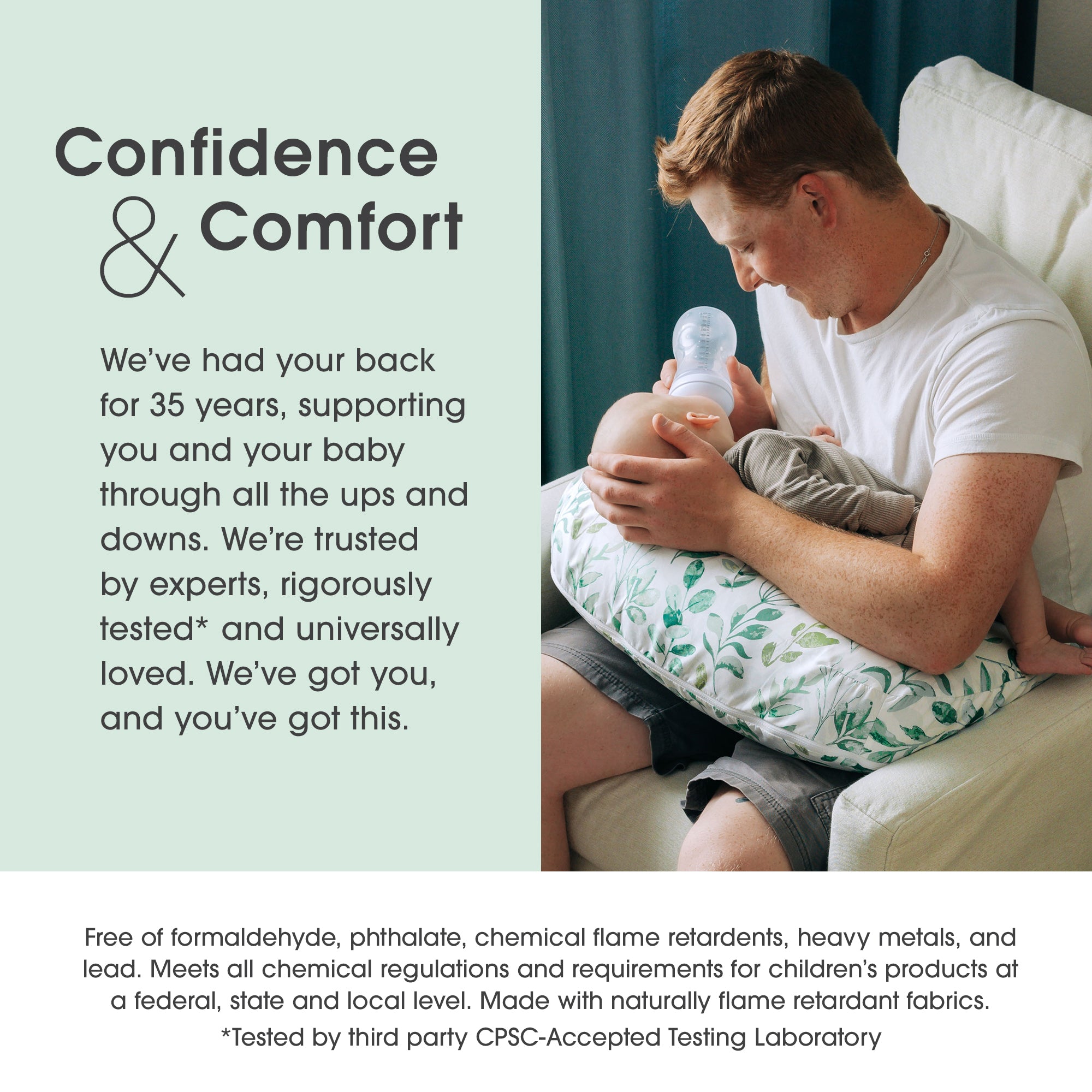 Boppy Original Nursing Pillow and Infant Support - Perfect for Breastfeeding, Bottle Feeding & Tummy Time - Soft, Comfortable & Ergonomic Design for Newborns & Babies