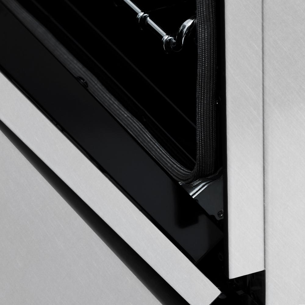 ZLINE 48-Inch 6.0 cu.ft Dual Fuel Range with 7-Burner Gas Cooktop & 2 Electric Ovens - Satin Stainless Steel (RAS-SN-48) | Professional Kitchen Appliance for Home Chefs & Cooking Enthusiasts