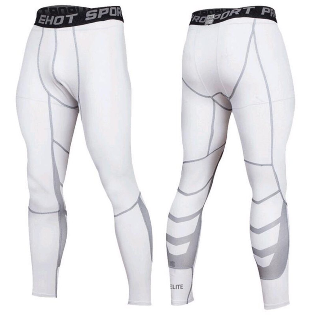 High Elasticity Quick-Dry Compression Running Pants for Men - Basketball, Training, Gym & Fitness Workouts - Perfect for Jogging, Workouts & Active Lifestyle