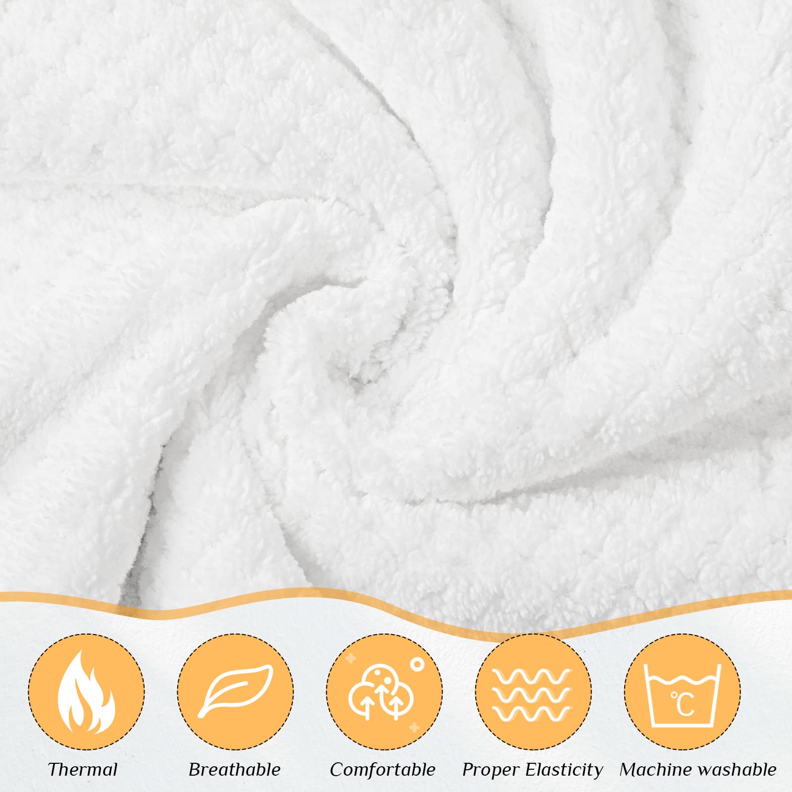 Tigeen 4-Piece Spa Wrap Set for Women - Adjustable Elastic Closure Bath Towel Robe, Lightweight Shower Wrap (Medium, White) | Perfect for Spa Days, Post-Shower Relaxation & At-Home Pampering
