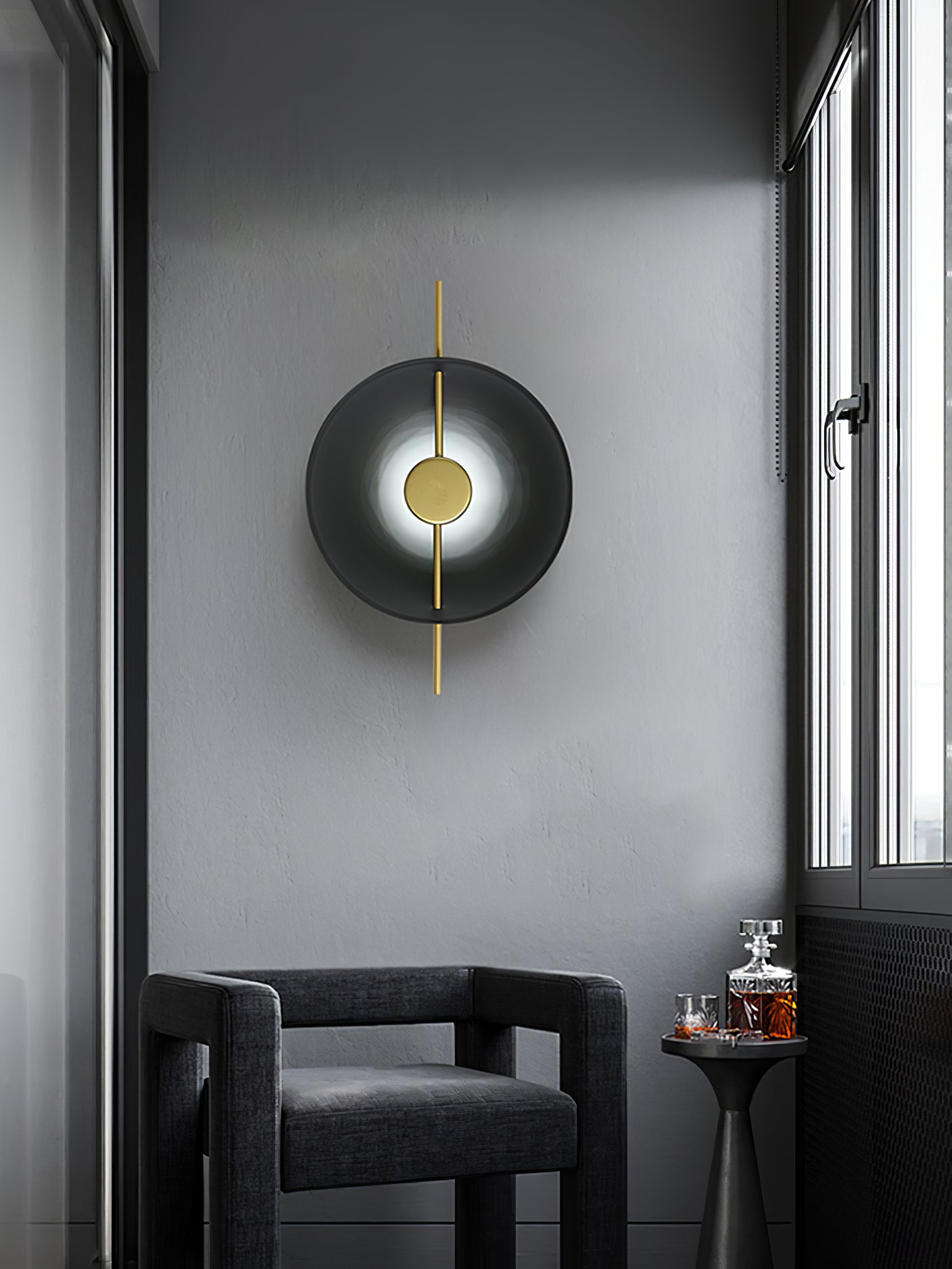 Sunspot Sconce Wall Light - Modern LED Wall Sconce for Bedroom, Living Room & Hallway - Dimmable Indoor Lighting Fixture with Adjustable Arms - Perfect for Ambient and Accent Lighting