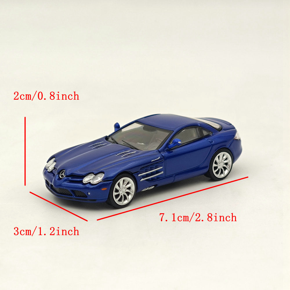 1/64 Stance Hunters Mercedes-Benz McLaren SLR Blue Diecast Model Car - Legend Series VHTF - Collectible Toy for Display, Gifts, and Car Enthusiasts