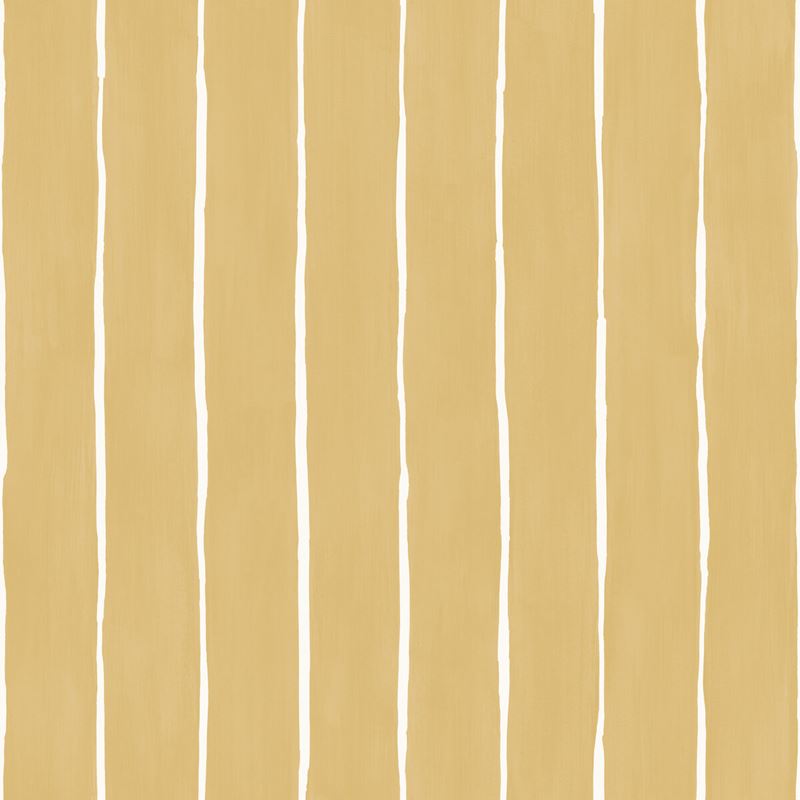 Cole and Son Marquee Stripe Mustard Wallpaper - Premium Peel & Stick Wallpaper for Living Room, Bedroom, and Home Decor