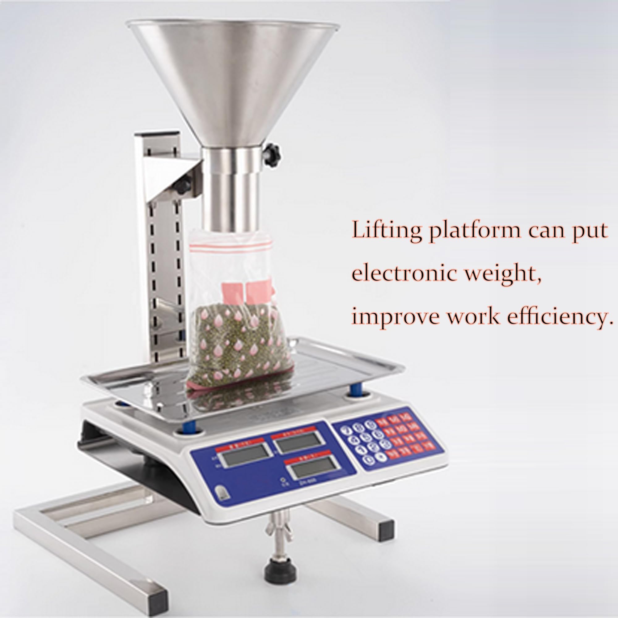 Premium Stainless Steel Funnel with Stand - 2.7