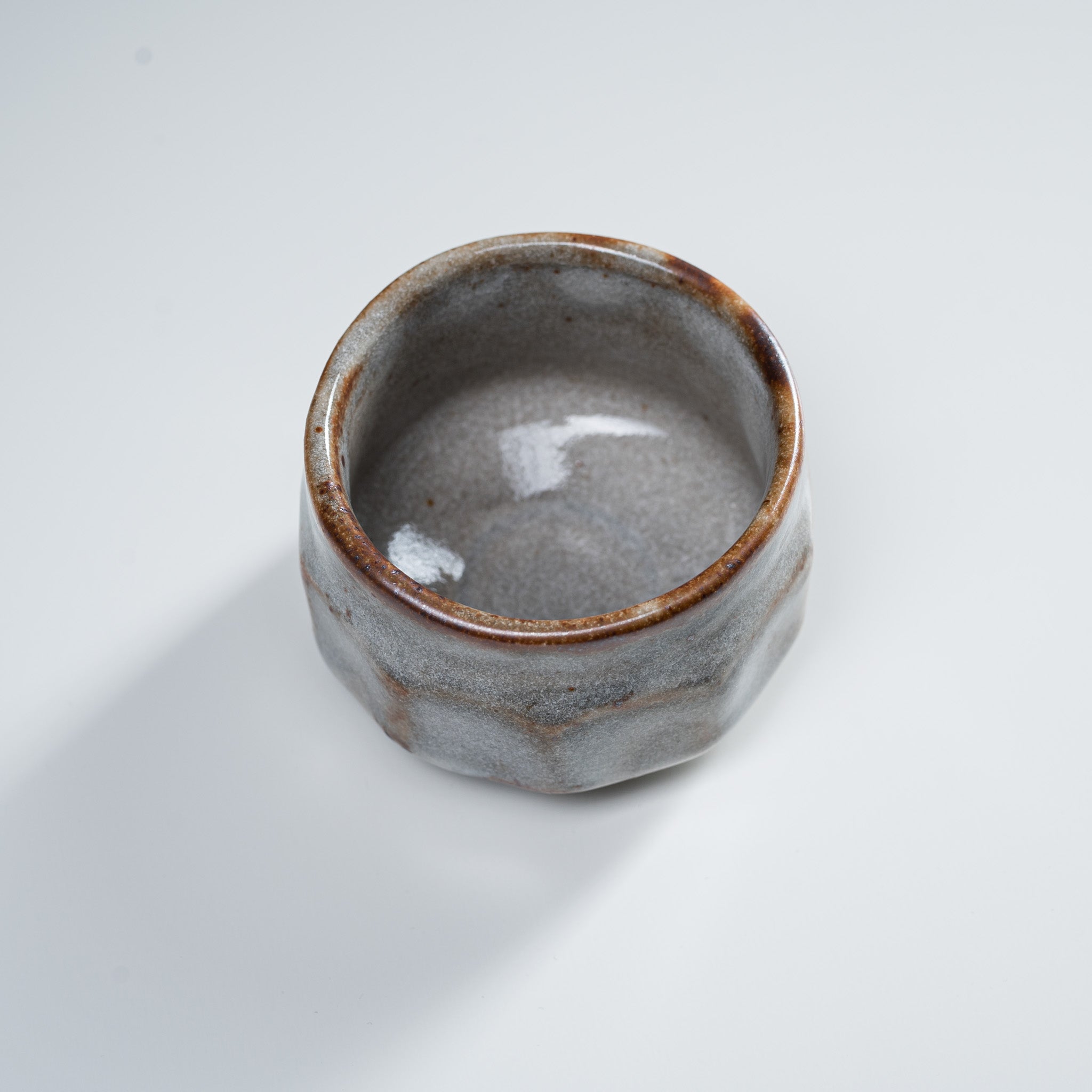 Handcrafted Mino Ware Pottery Sake Cup & Teacup - Traditional Shinogami Design - Japanese Ceramic Drinking Vessel for Sake, Tea or Coffee - Perfect for Home Dining, Gift Giving & Japanese Cultural Experience
