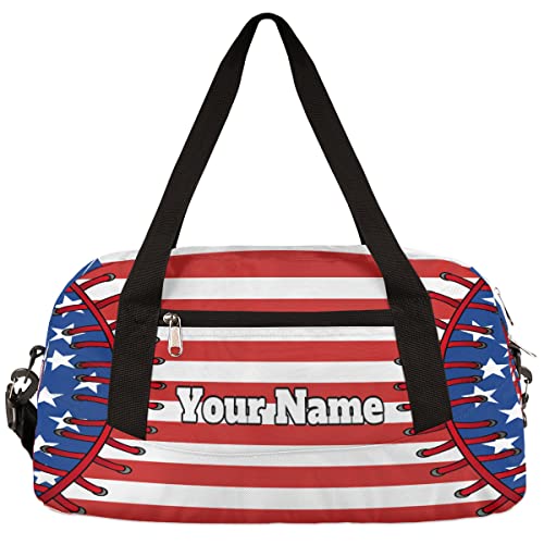 American Flag Baseball Pattern