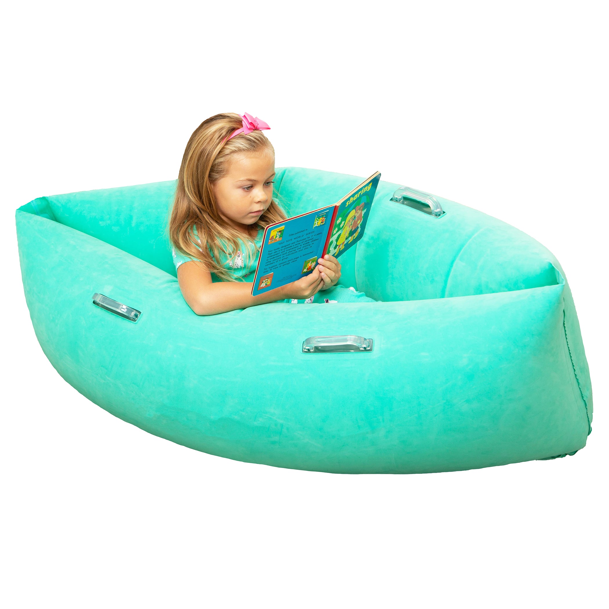 Bouncyband Comfy Hugging Peapod Sensory Pod for Kids - Green | Calming Sensory Tool for Autism, ADHD & Anxiety Relief | Perfect for Classrooms, Therapy Rooms & Home Use